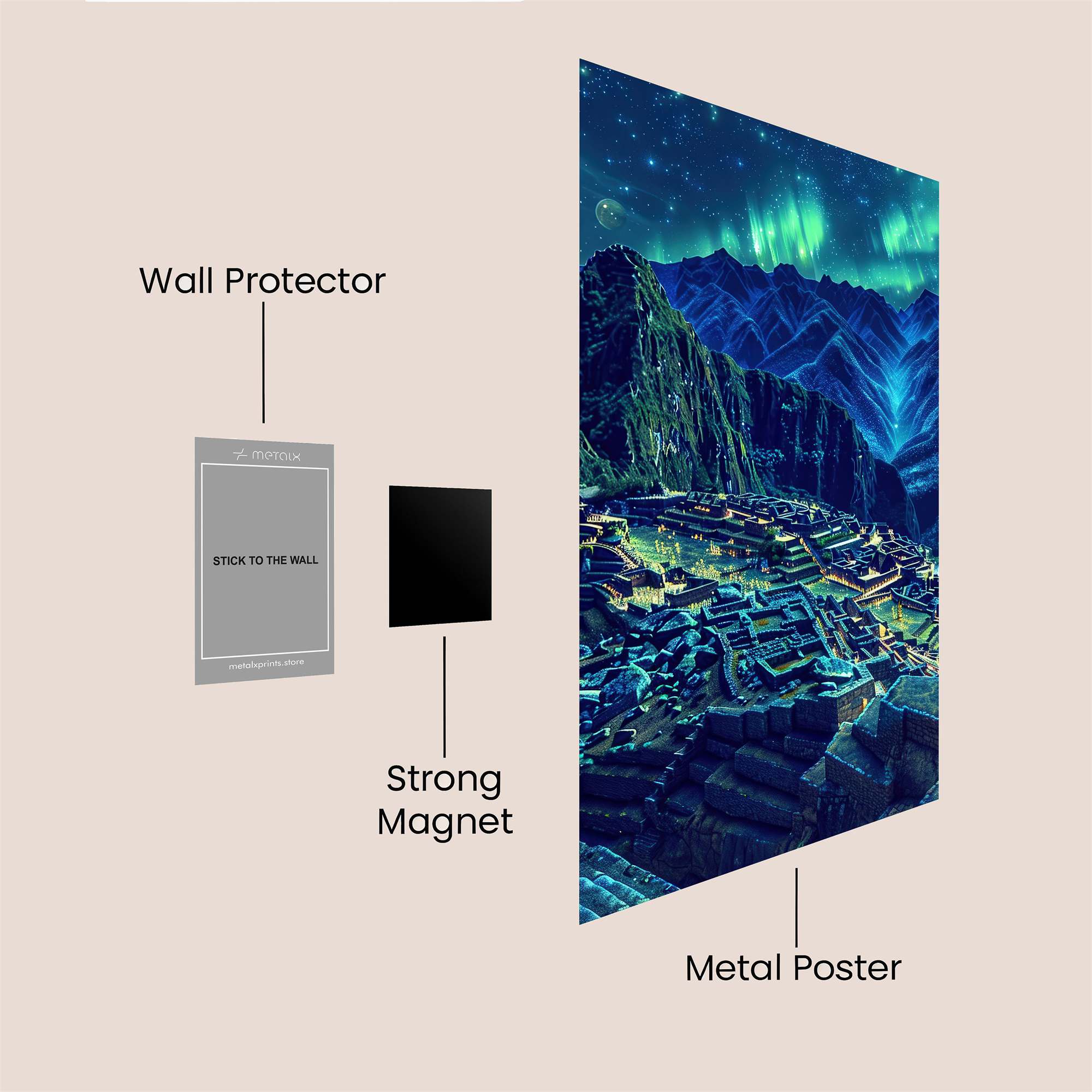 Machu Mystic Safe Wall Magnetic / M