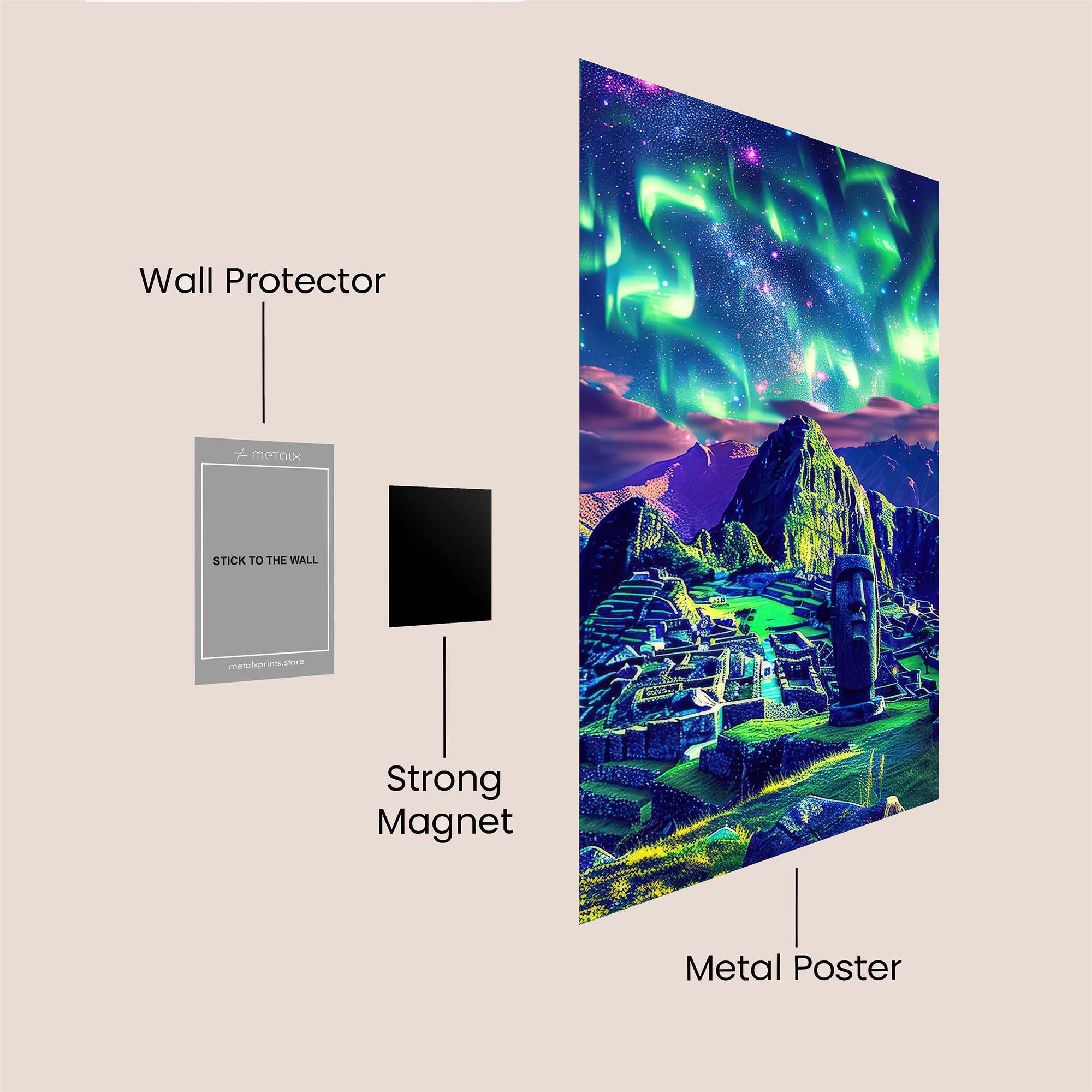 Machu Mystic Safe Wall Magnetic / M