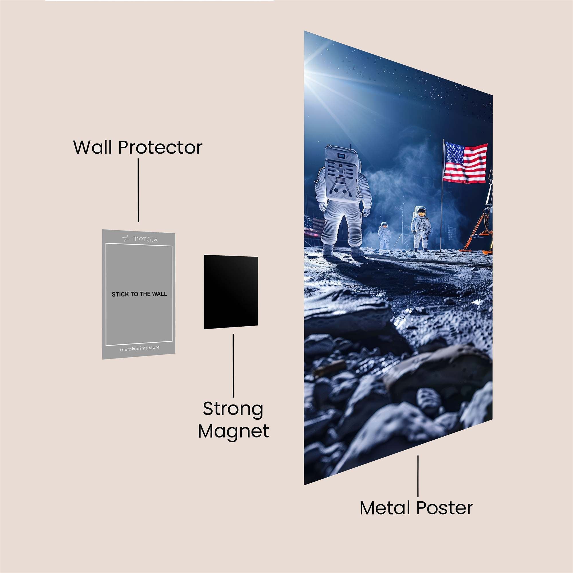 Armstrong Serene Safe Wall Magnetic / M