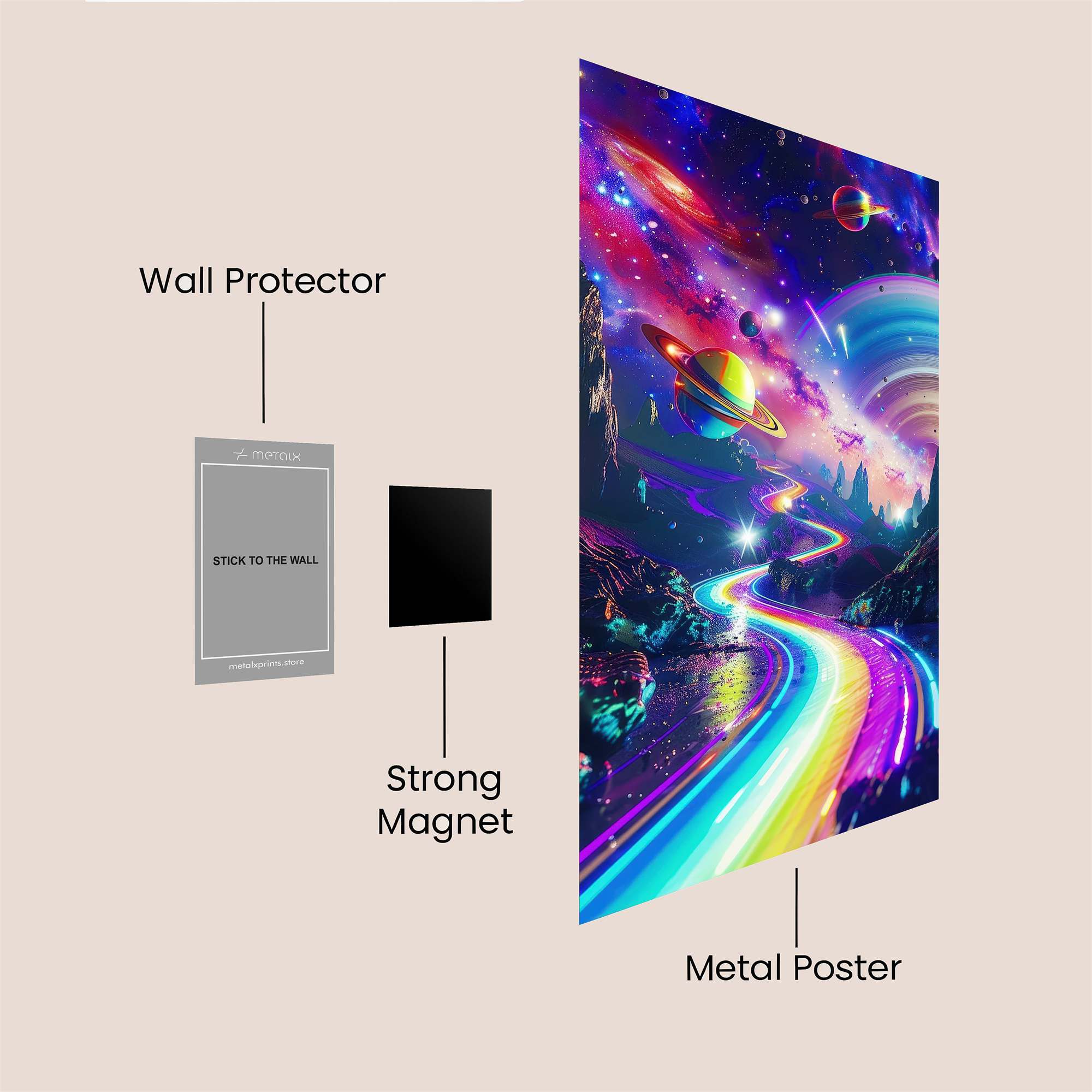 Cosmic Euphoria Safe Wall Magnetic / M