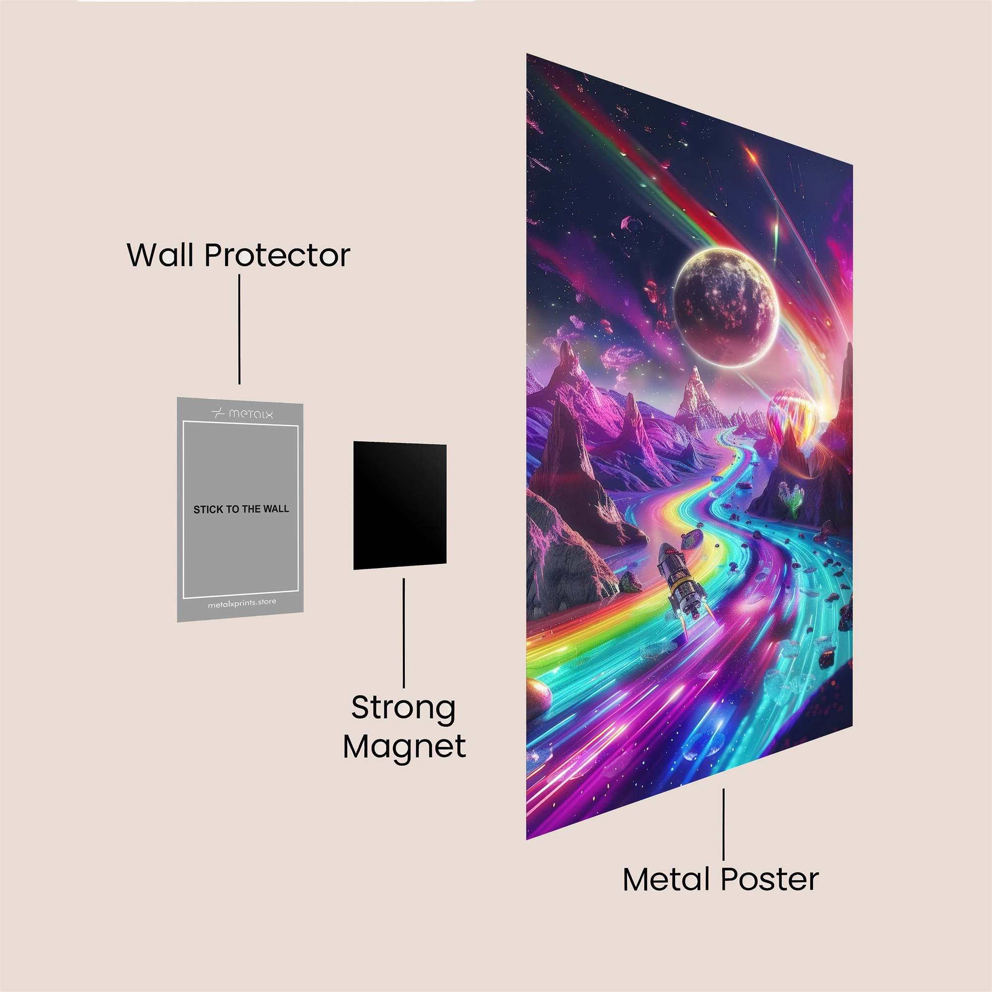 Cosmic Euphoria Safe Wall Magnetic / M