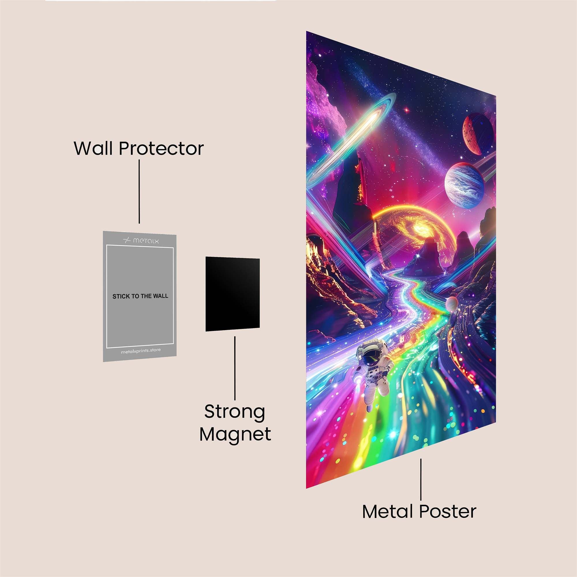 Cosmic Euphoria Safe Wall Magnetic / M