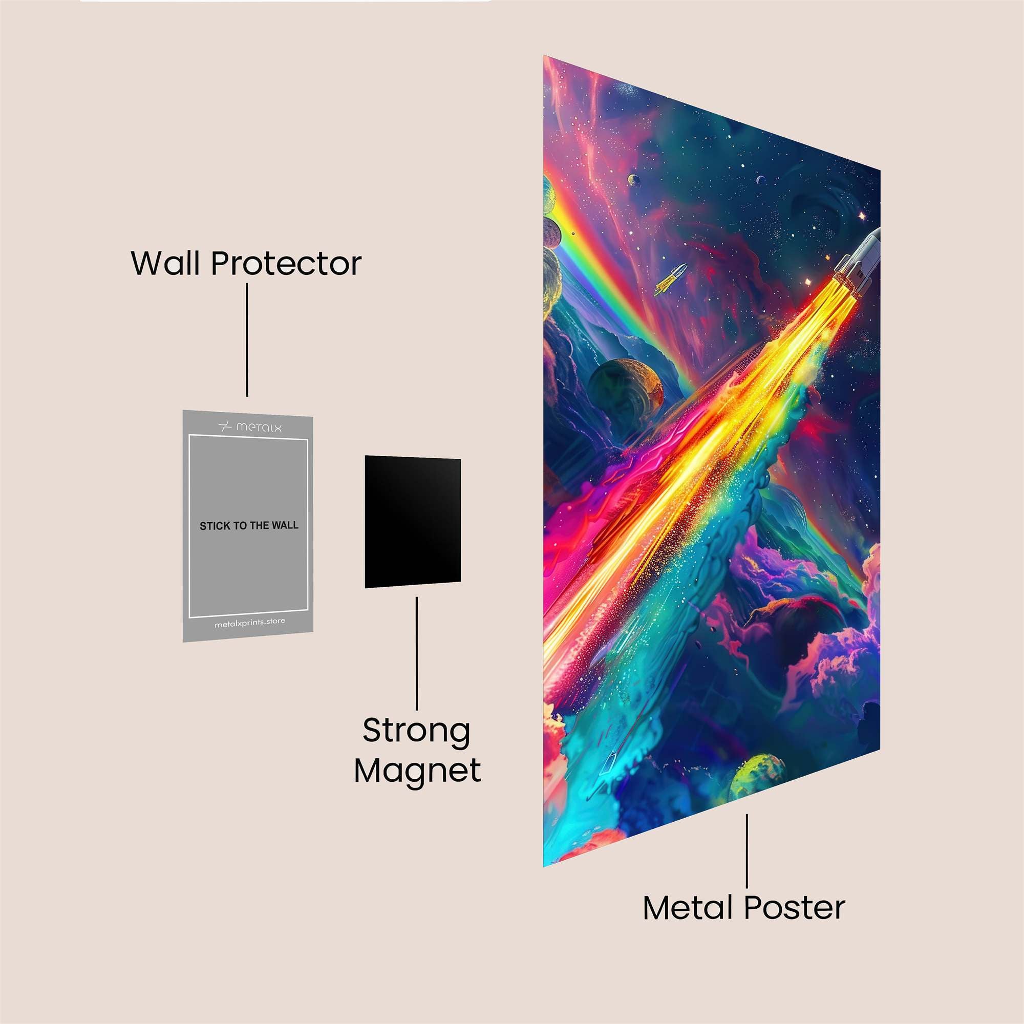 Rocket Euphoria Safe Wall Magnetic / M