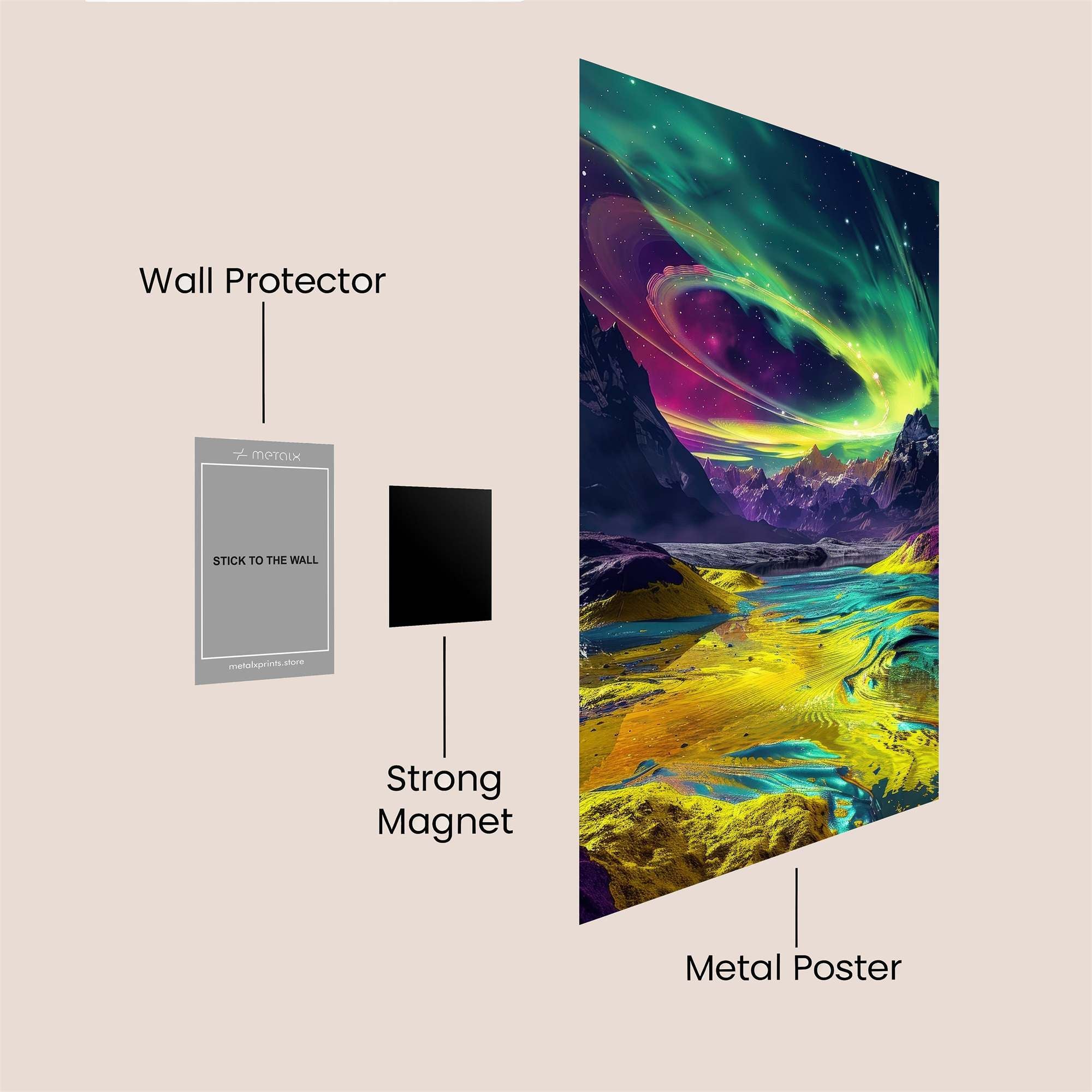 Aurora Dream Safe Wall Magnetic / M