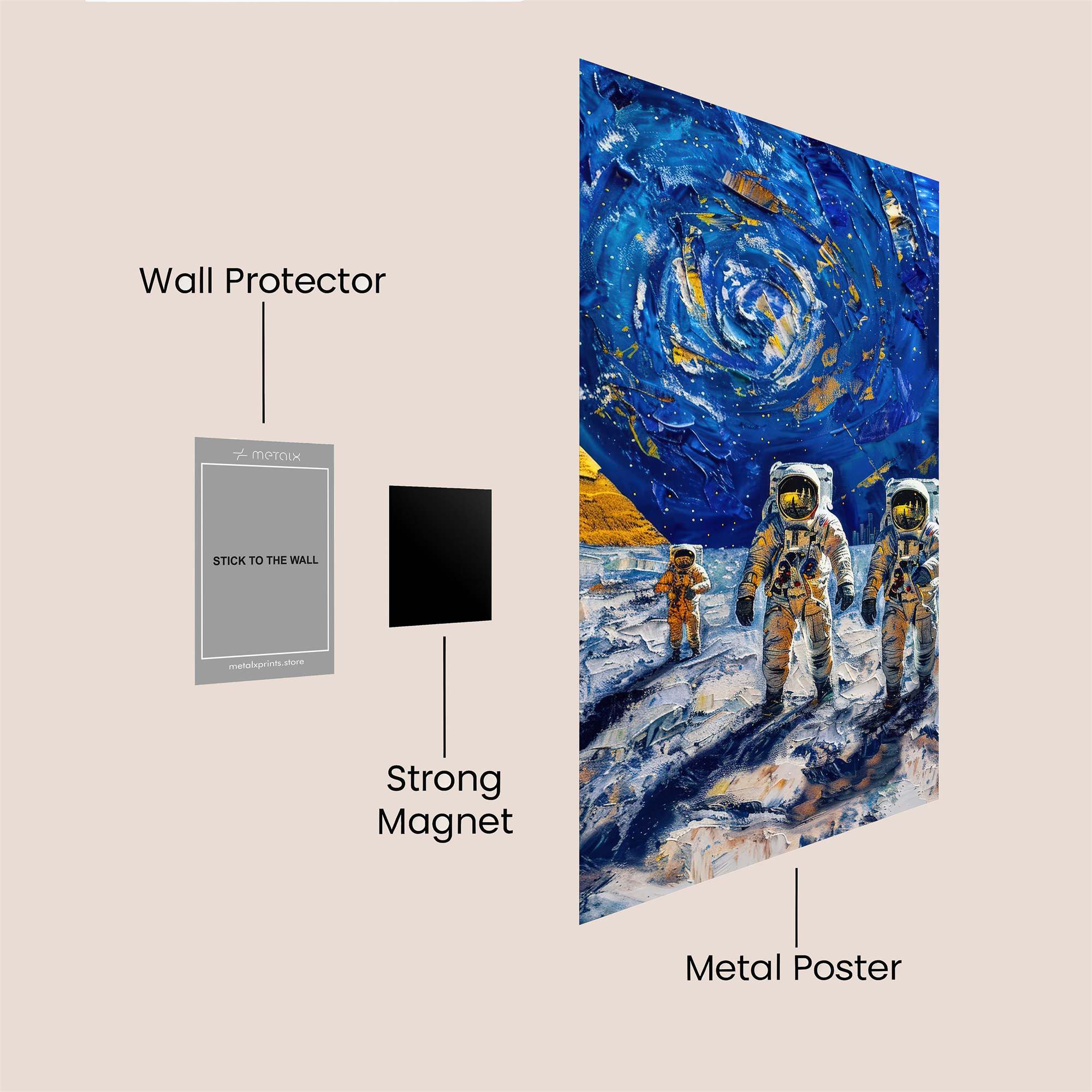 Pyramid Dreamscape Safe Wall Magnetic / M