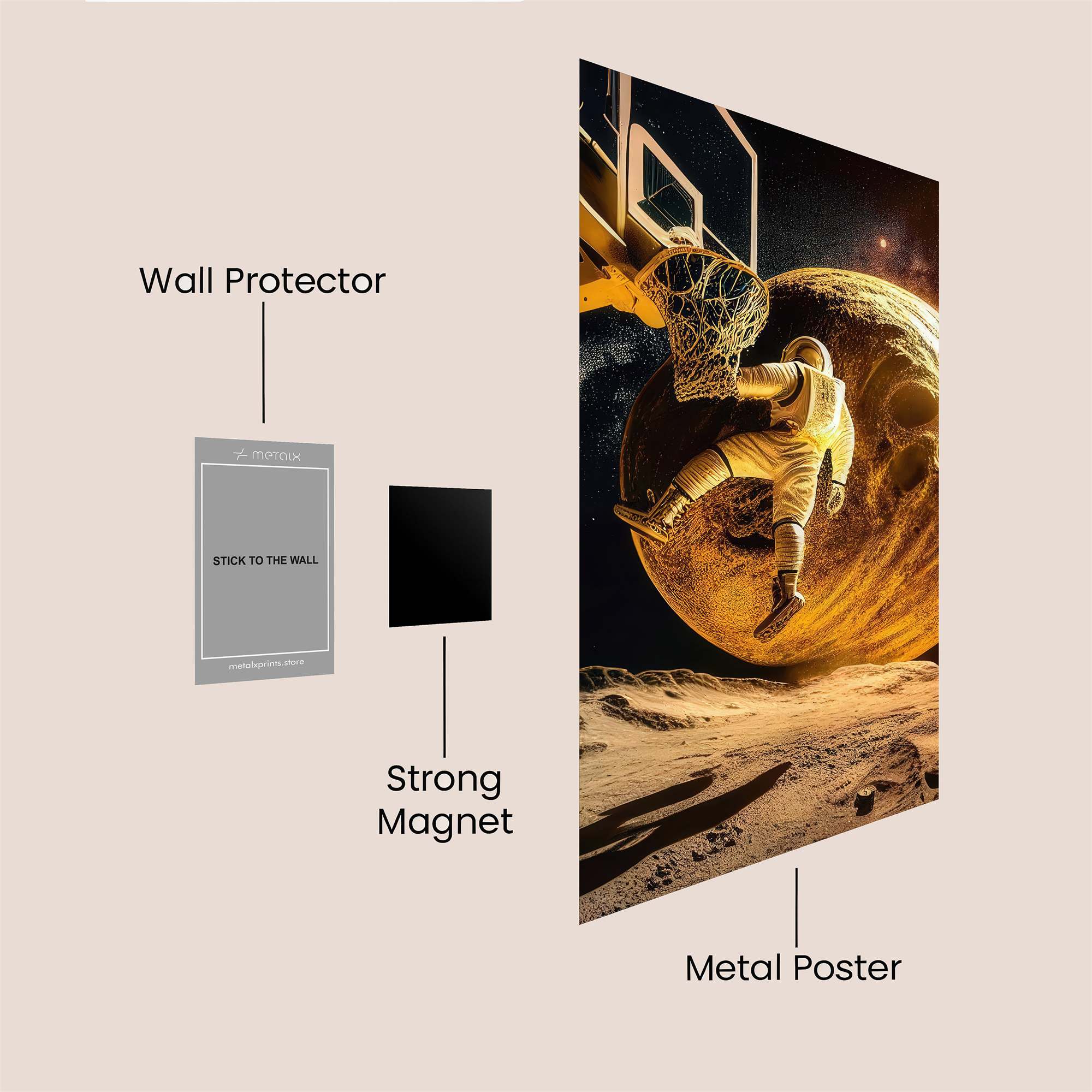 Cosmic Dunk Safe Wall Magnetic / M