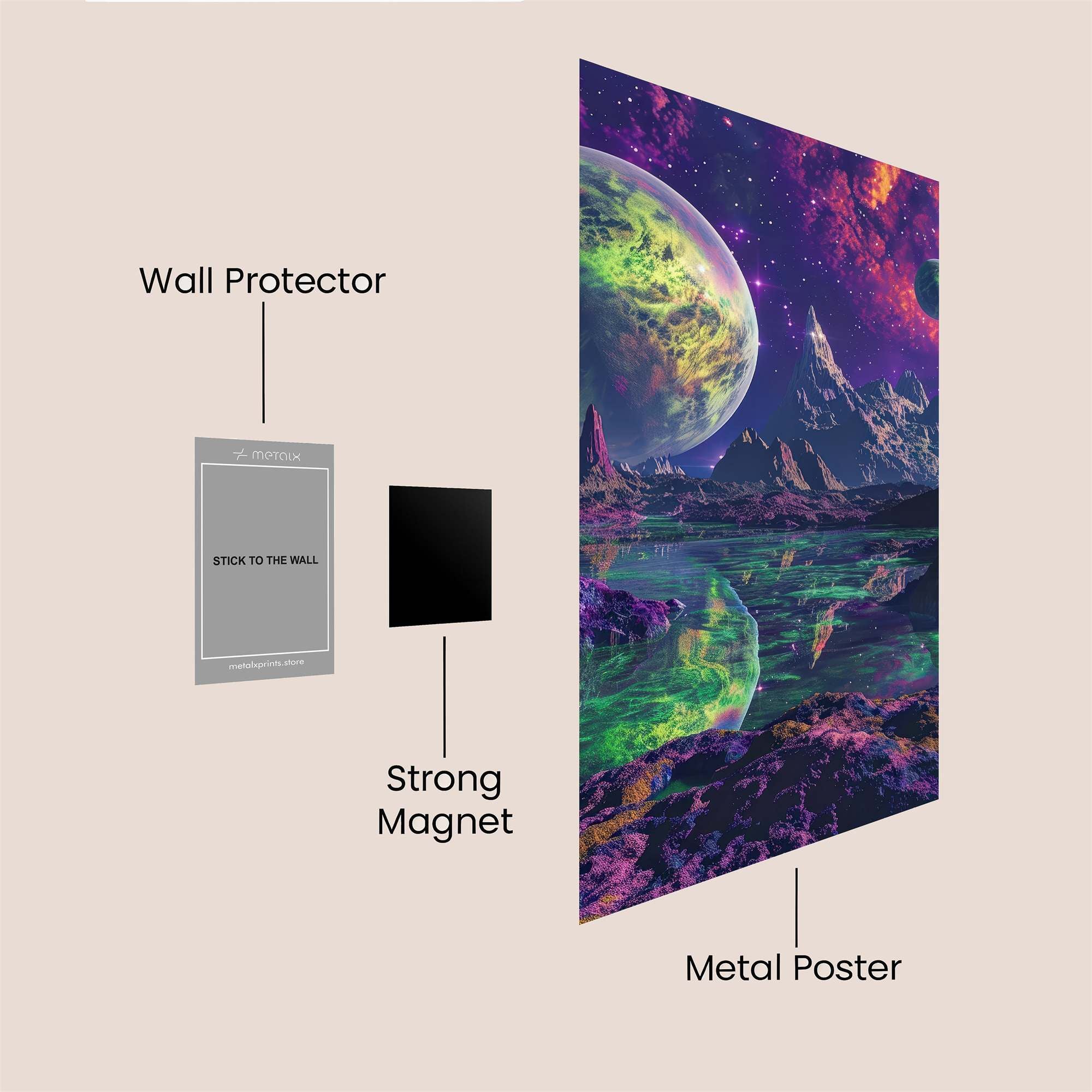 Alien Serenity Safe Wall Magnetic / M