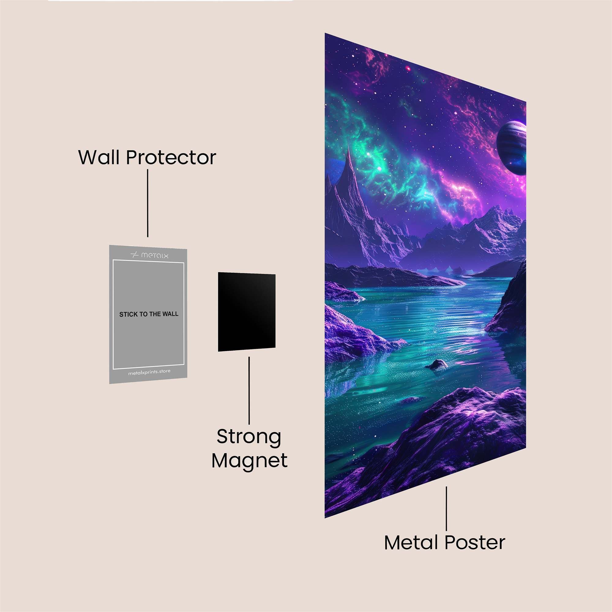 Nebula Serenity Safe Wall Magnetic / M