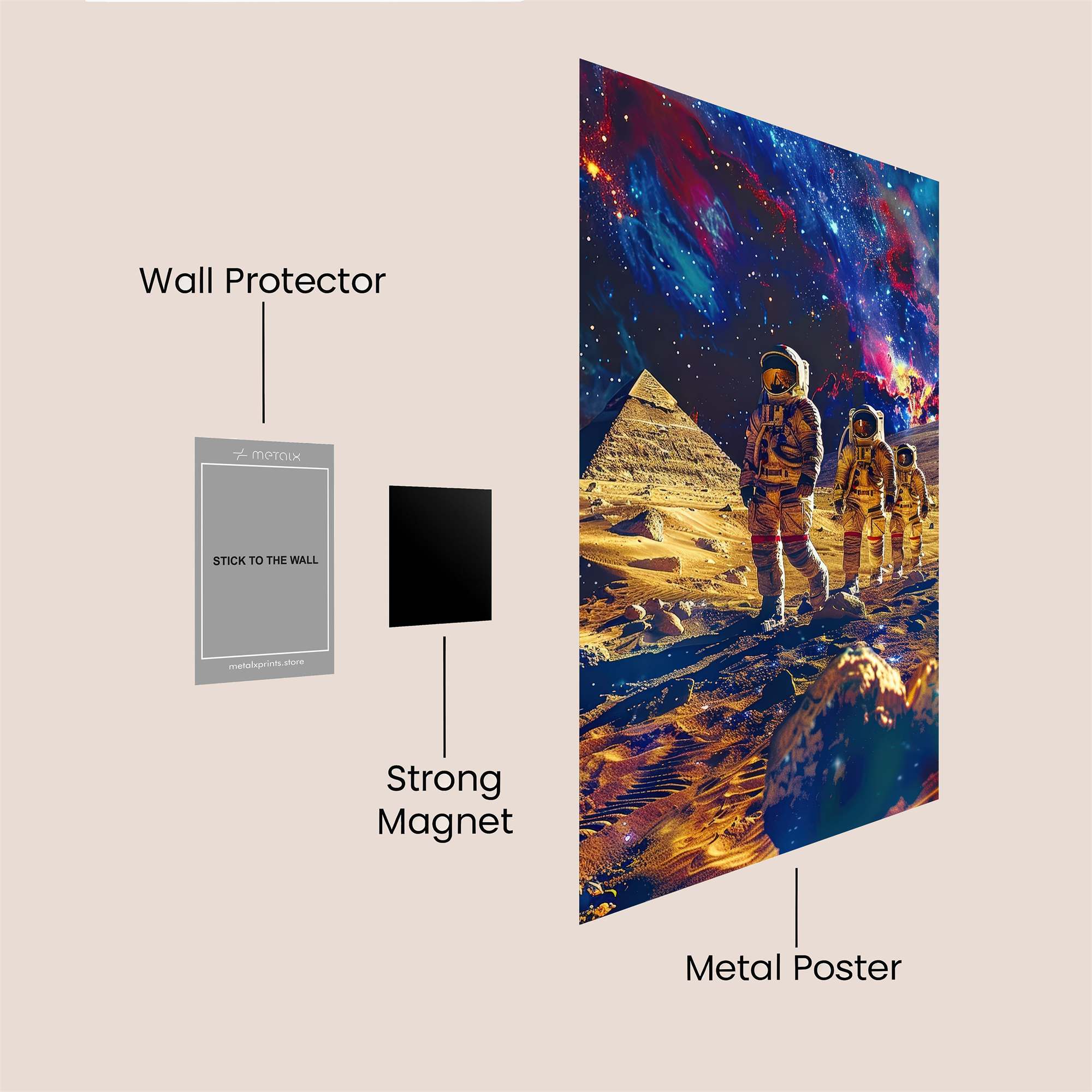 Pyramid Odyssey Safe Wall Magnetic / M