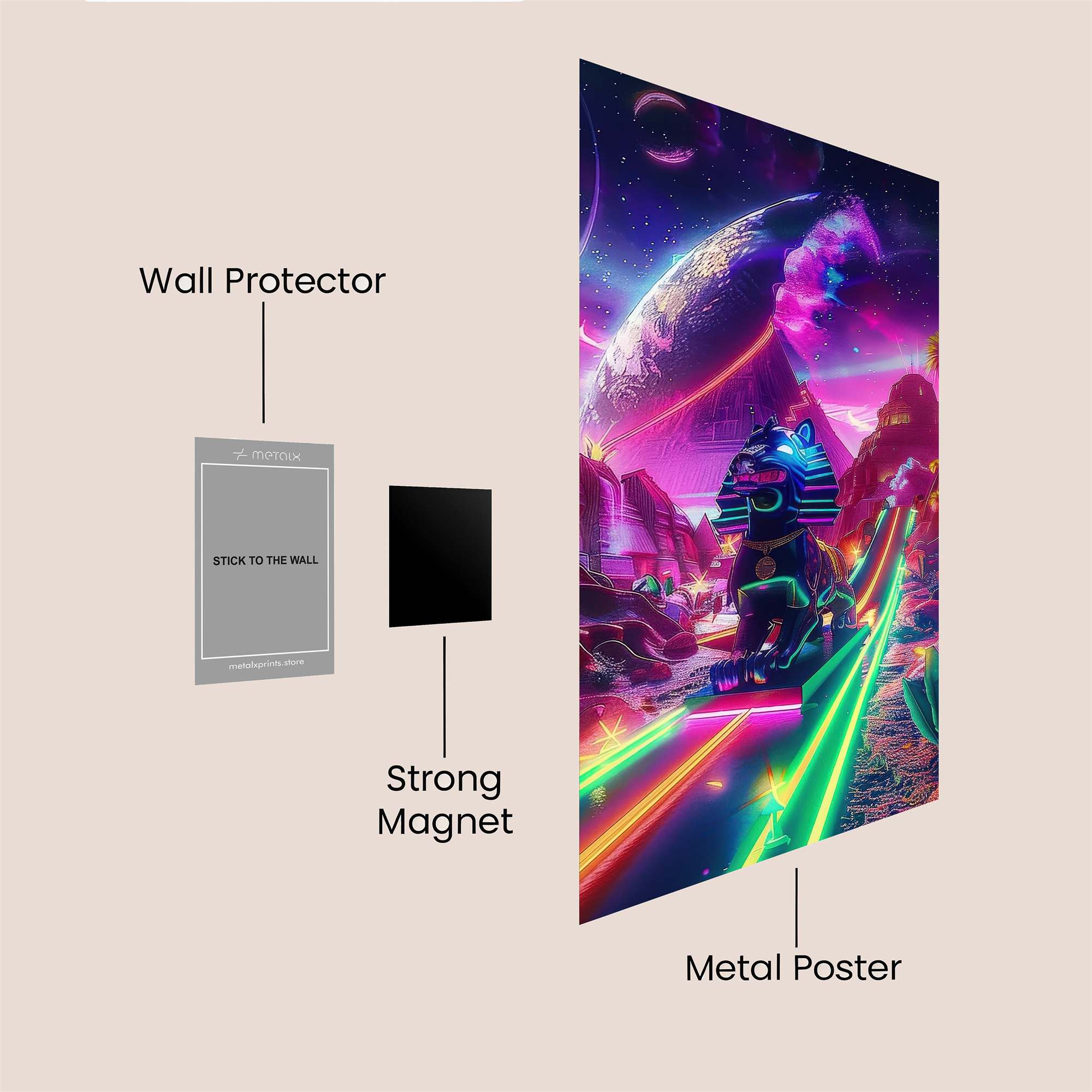 Anubis Adventure Safe Wall Magnetic / M