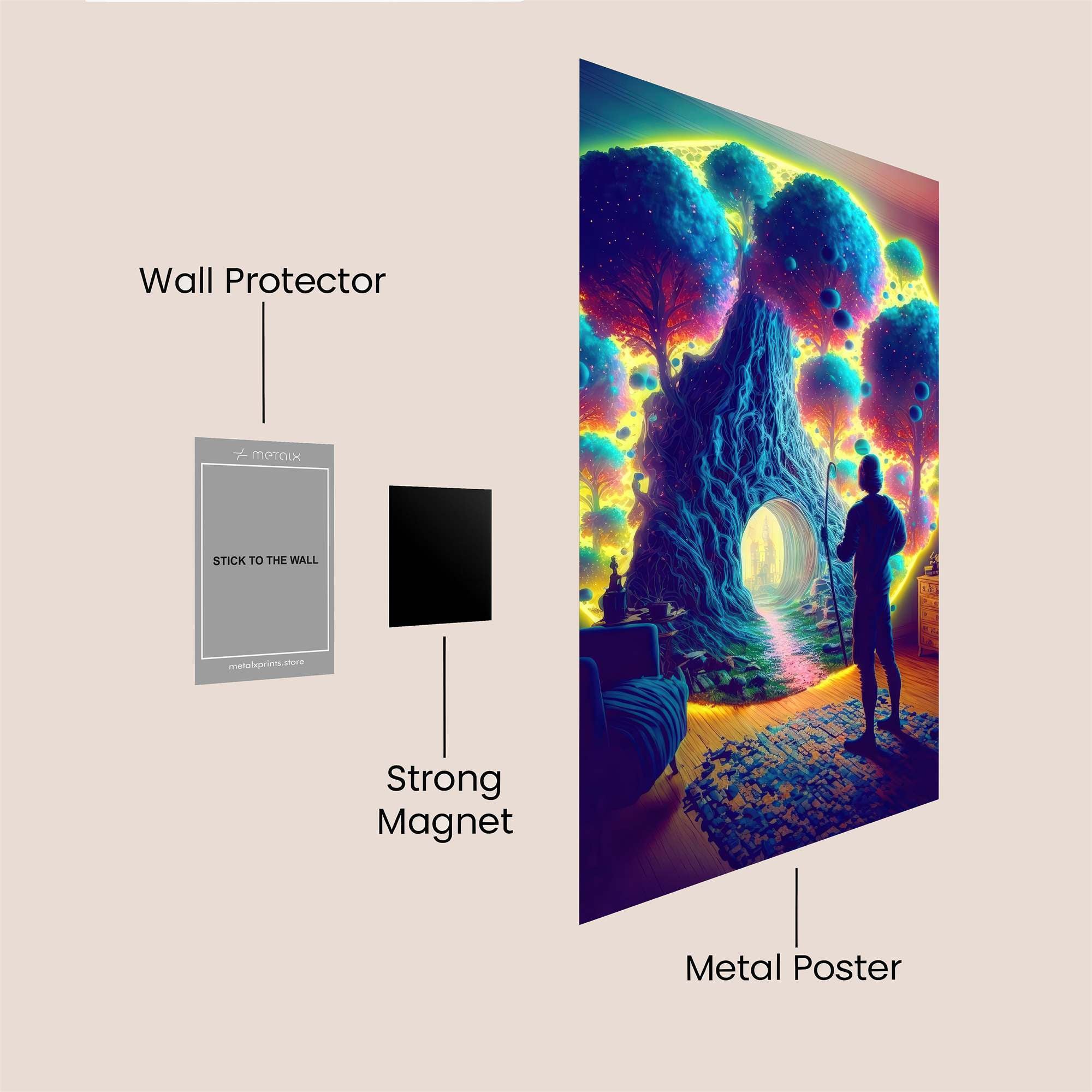 Portal Dream Safe Wall Magnetic / M