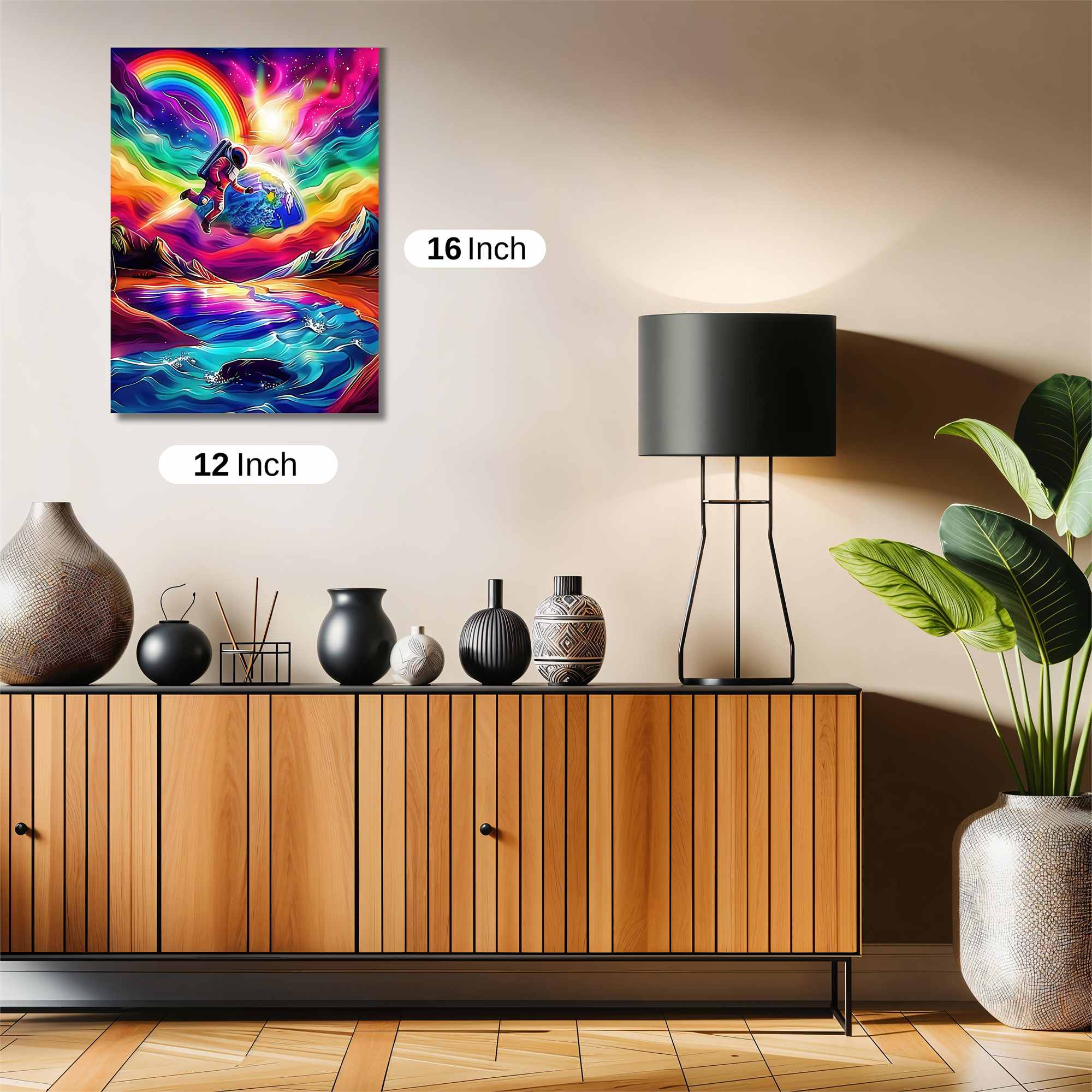 Astronaut Dreamscape Safe Wall Magnetic / M