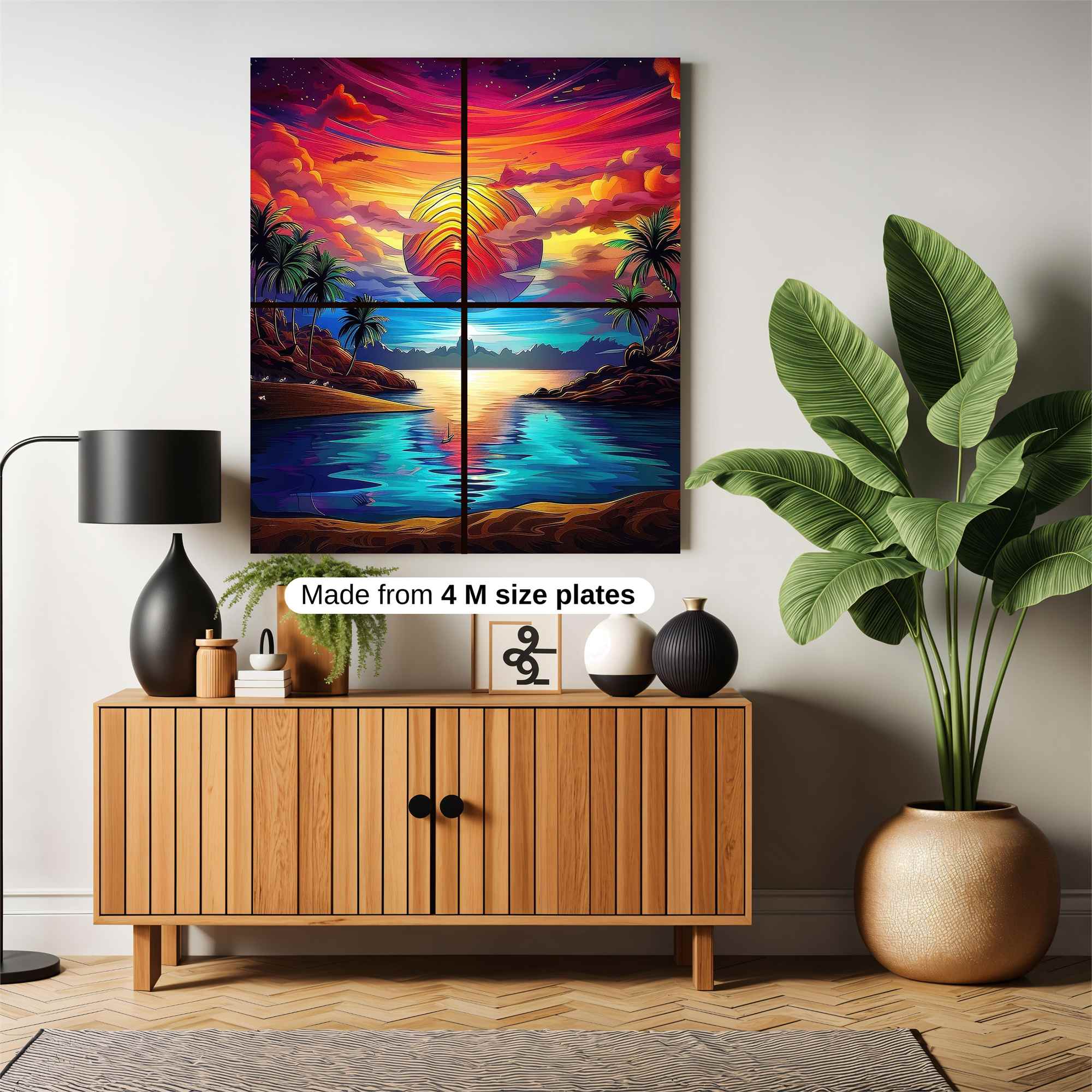 Sunset Serenity Safe Wall Magnetic / M