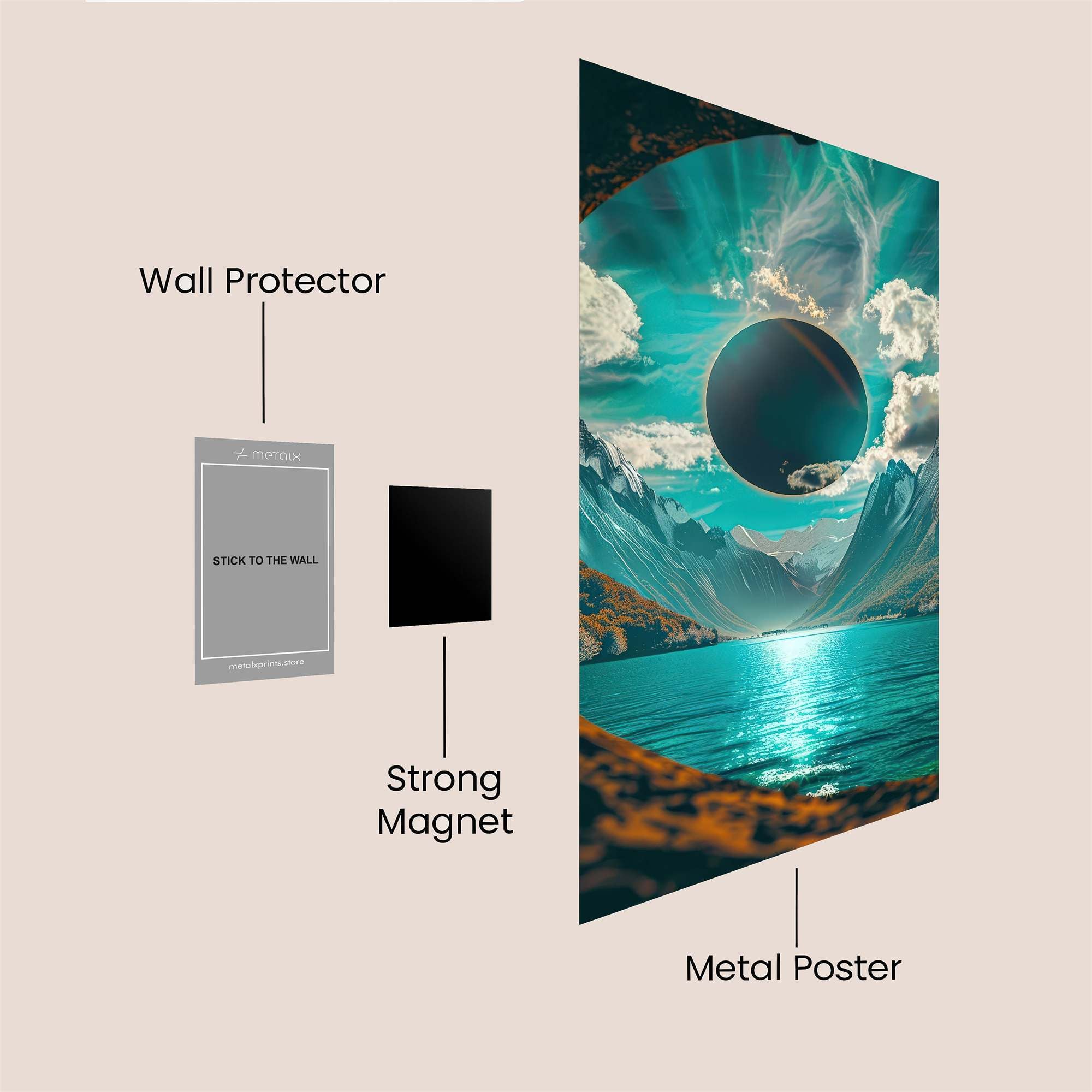 Eclipse Serenity Safe Wall Magnetic / M
