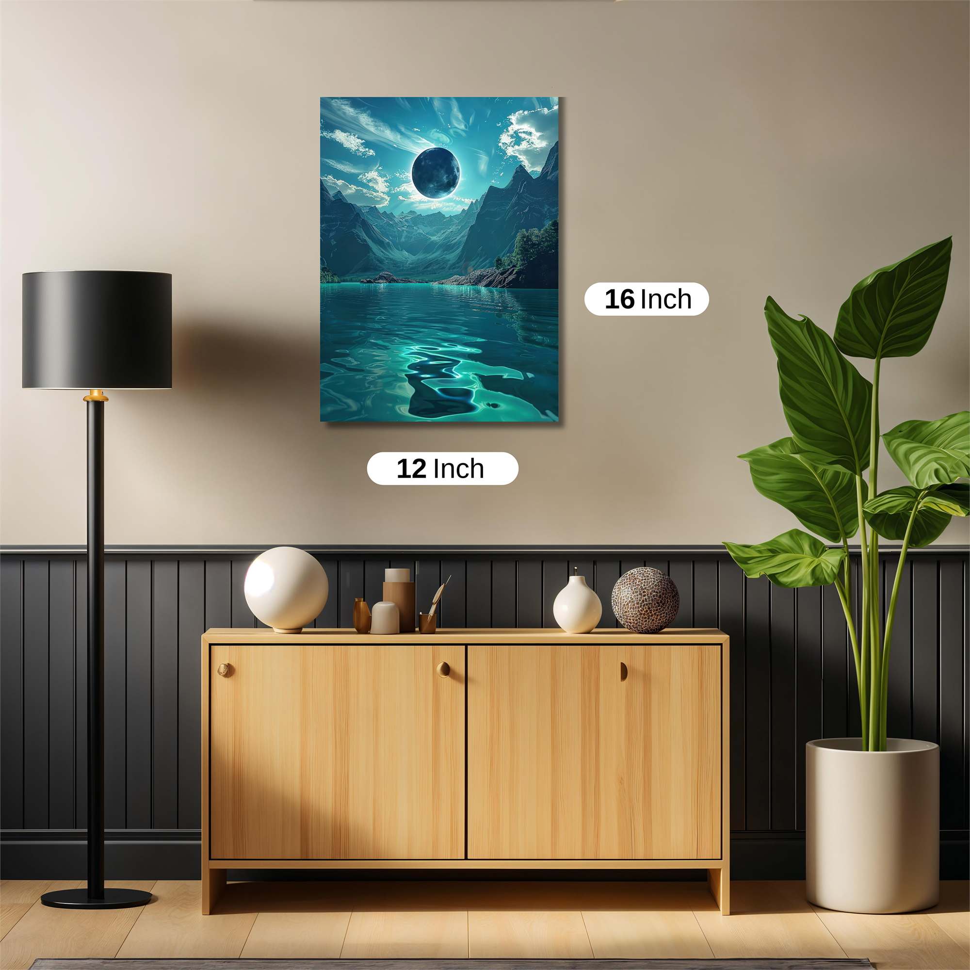 Moonlit Serenity Safe Wall Magnetic / M