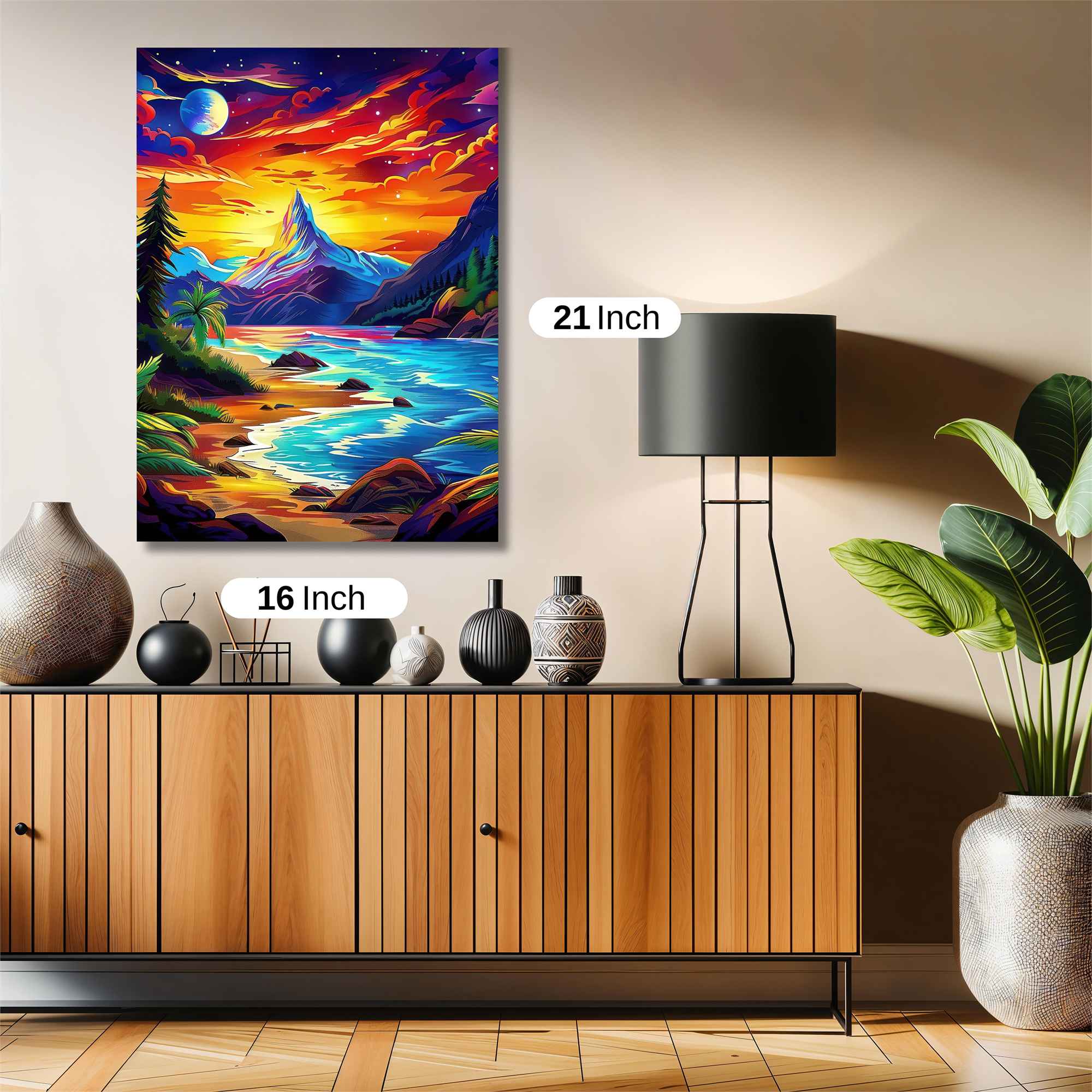 Mountain Serenity Safe Wall Magnetic / M