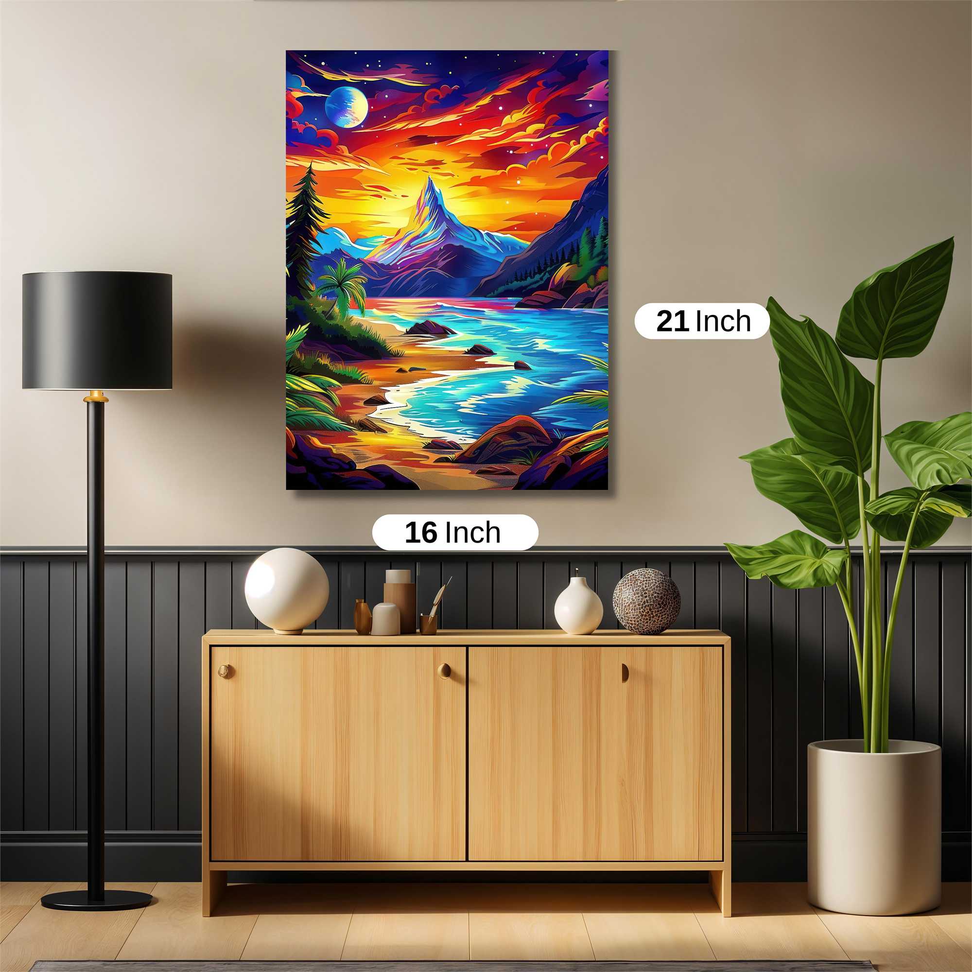 Mountain Serenity Safe Wall Magnetic / M