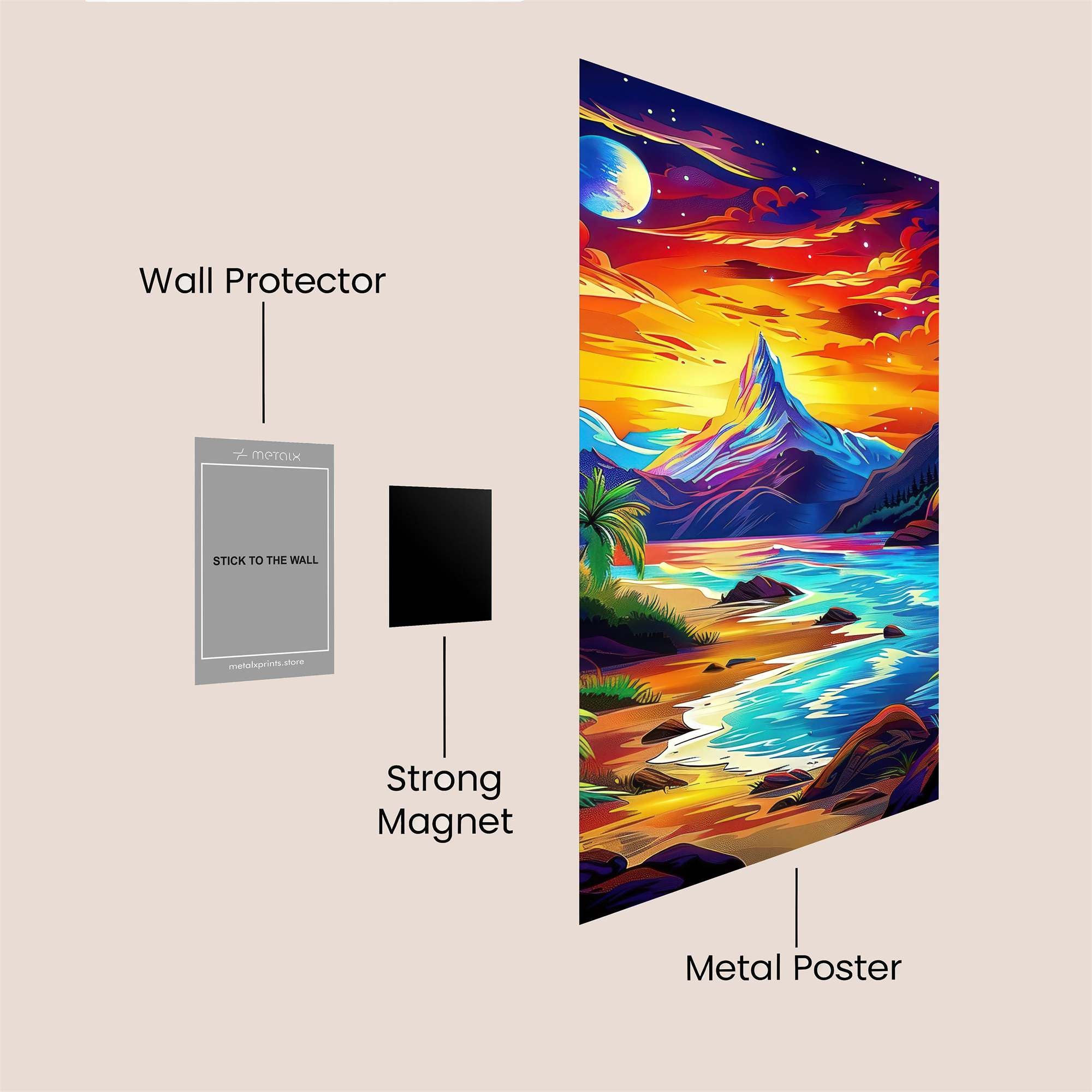 Mountain Serenity Safe Wall Magnetic / M