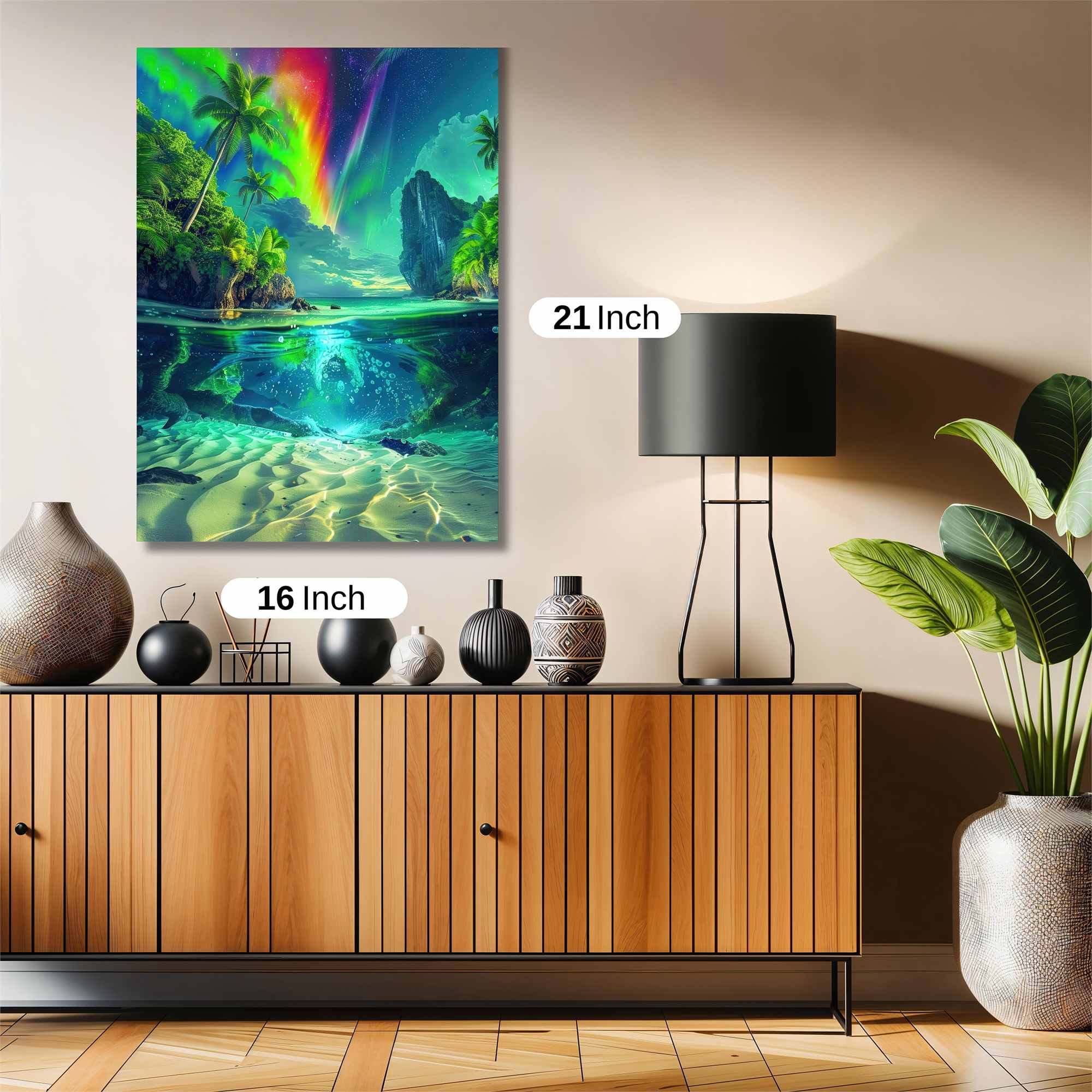 Aurora Paradise Safe Wall Magnetic / M