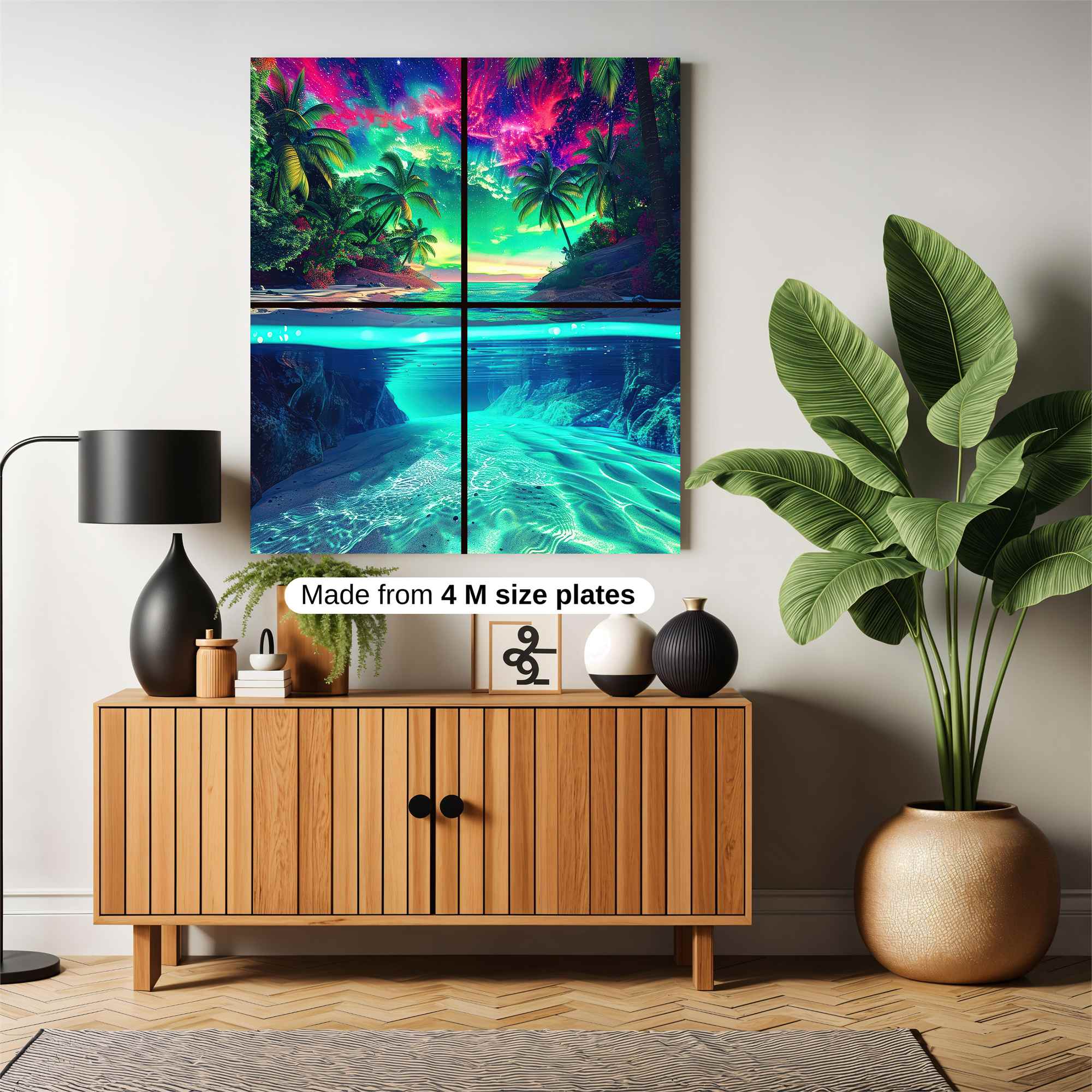 Neon Paradise Safe Wall Magnetic / M