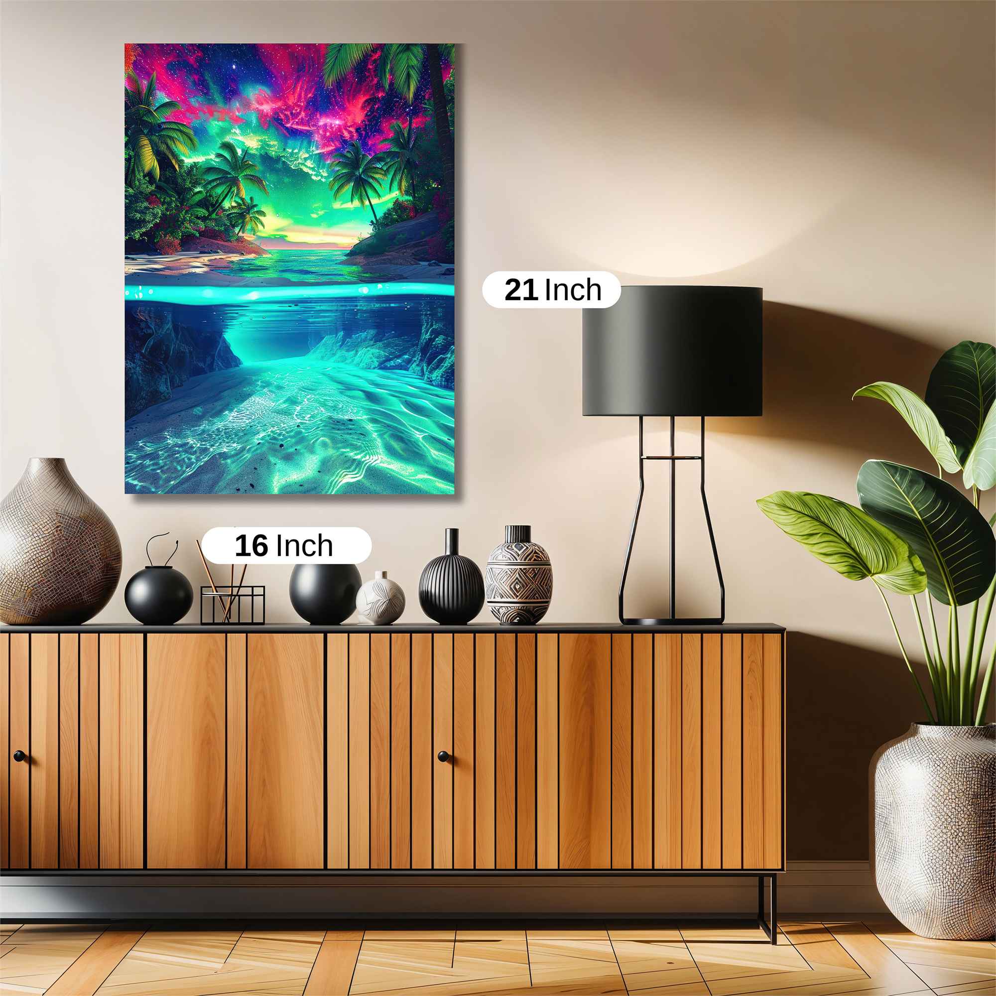 Neon Paradise Safe Wall Magnetic / M