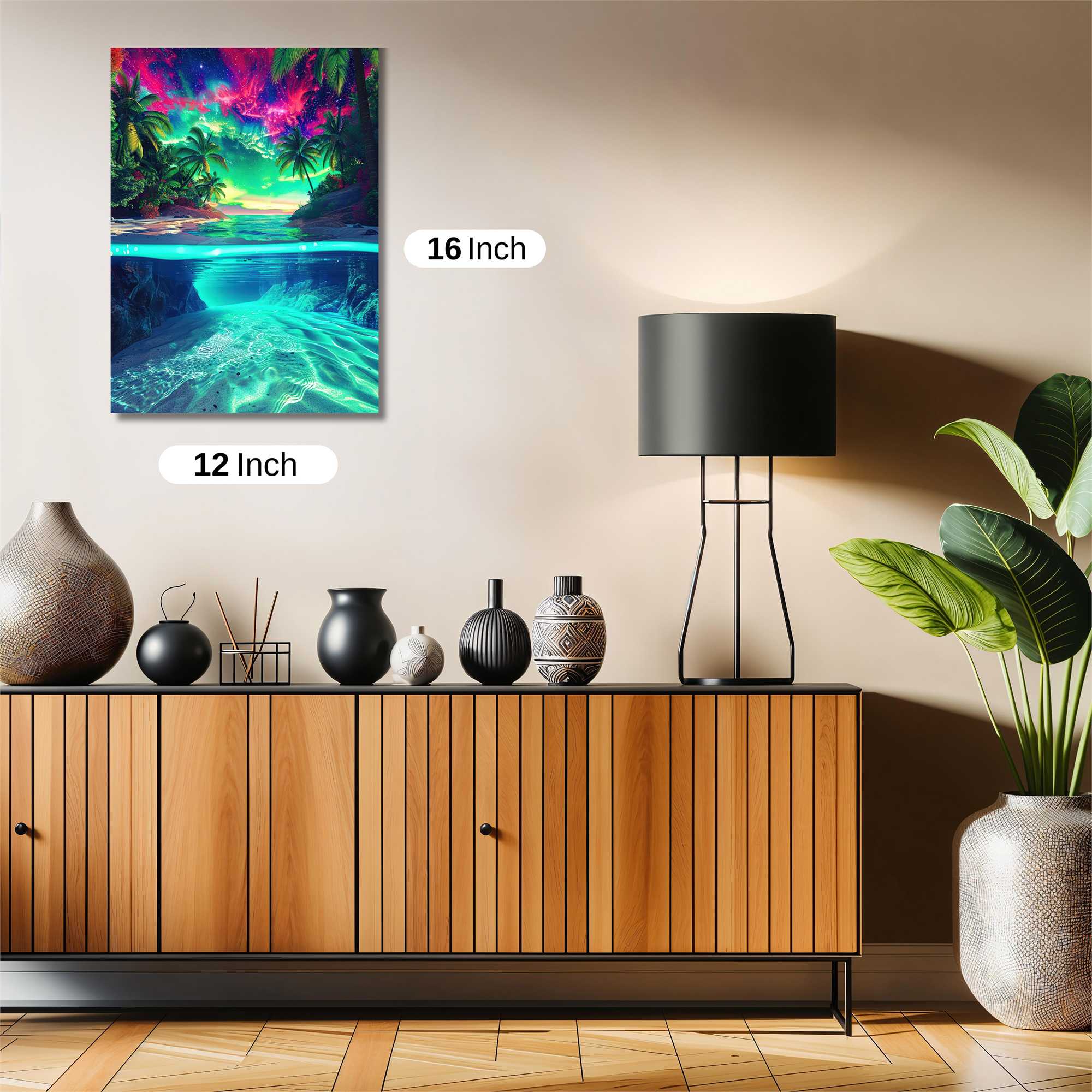 Neon Paradise Safe Wall Magnetic / M