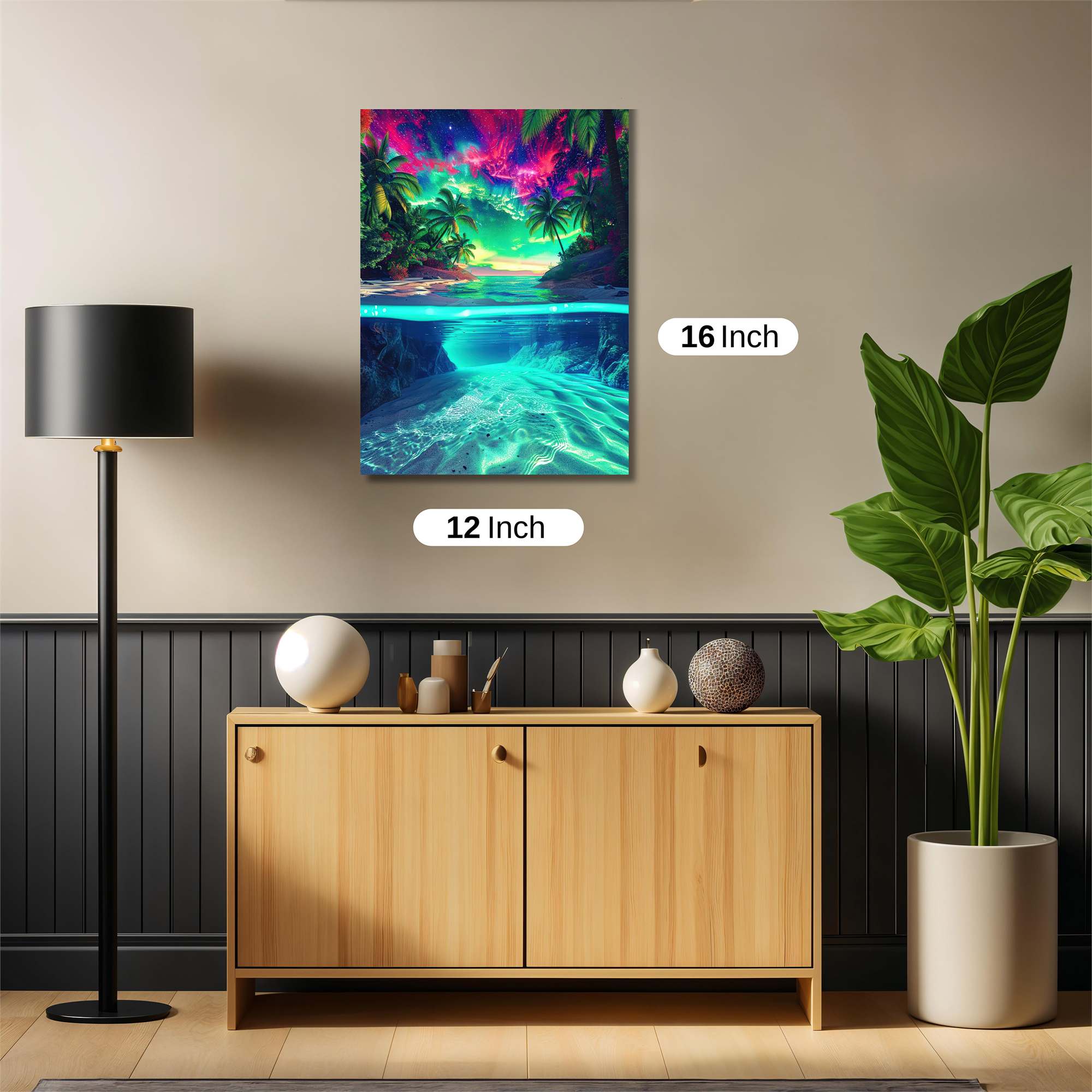 Neon Paradise Safe Wall Magnetic / M