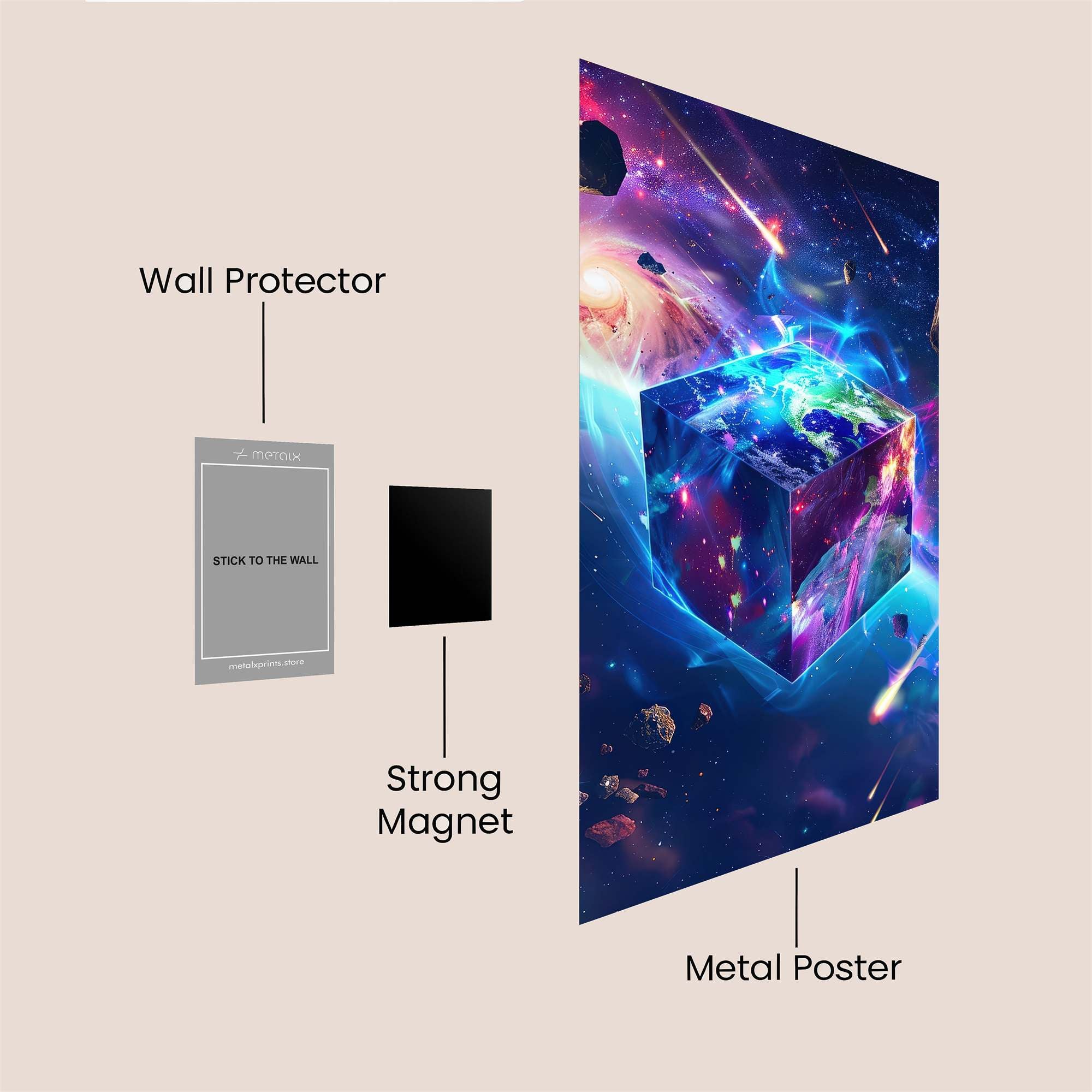 Cosmic Enigma Safe Wall Magnetic / M