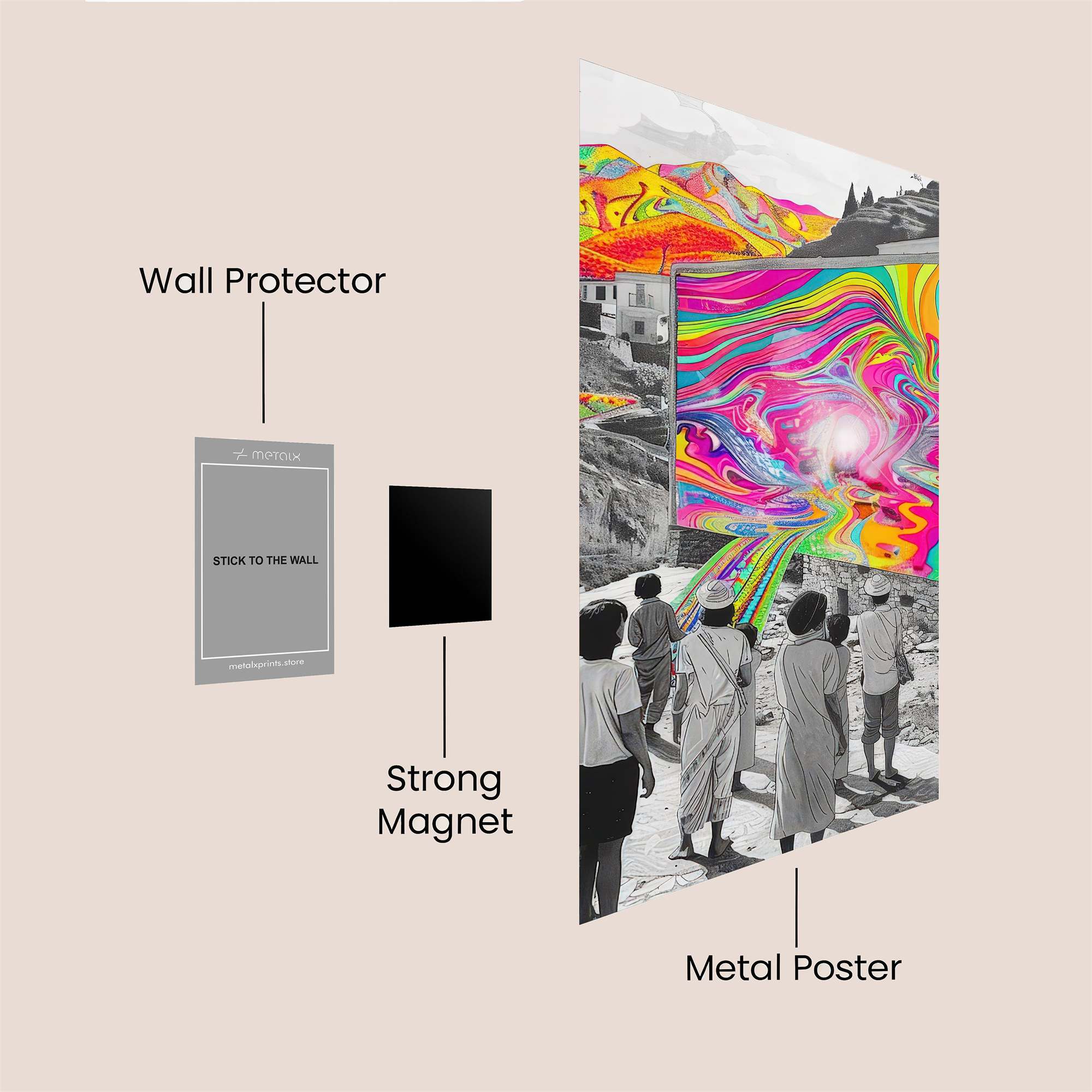 Dali Dreamscape Safe Wall Magnetic / M