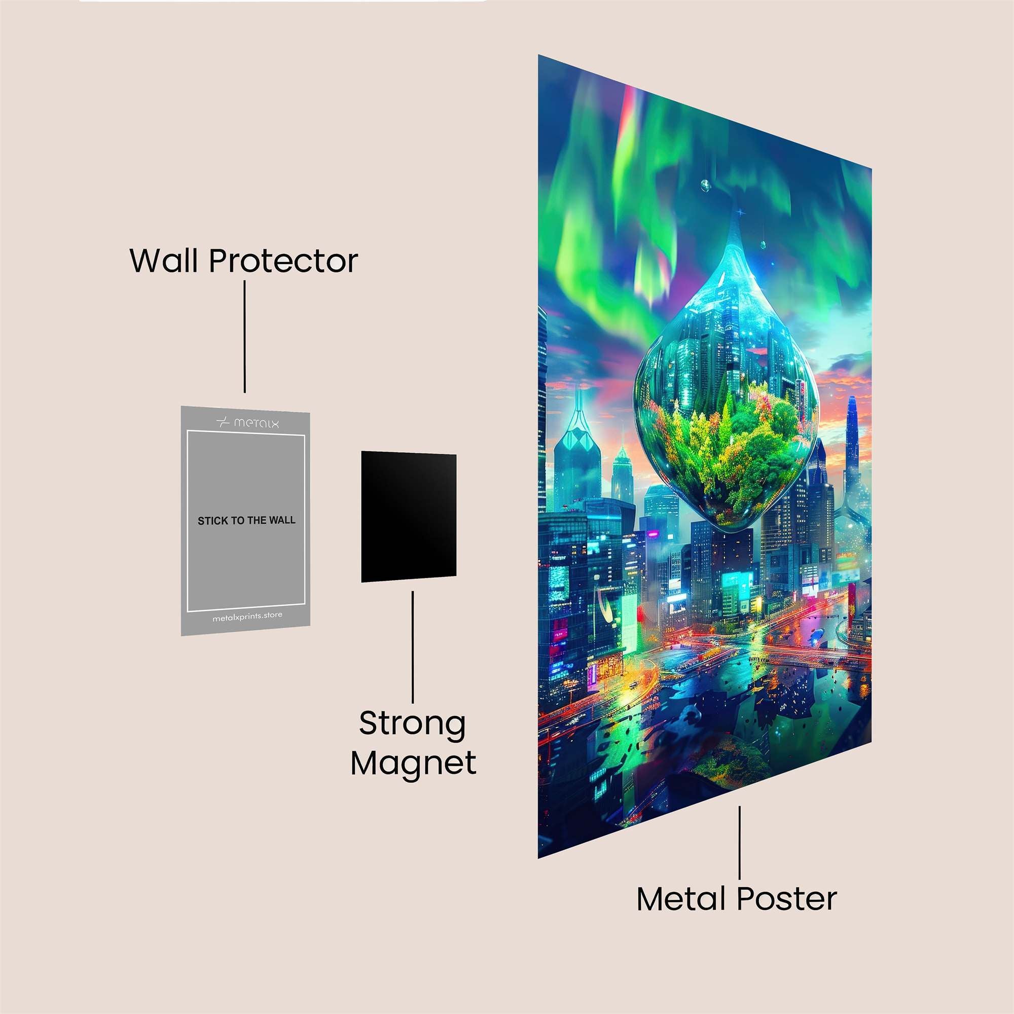City Oasis Safe Wall Magnetic / M