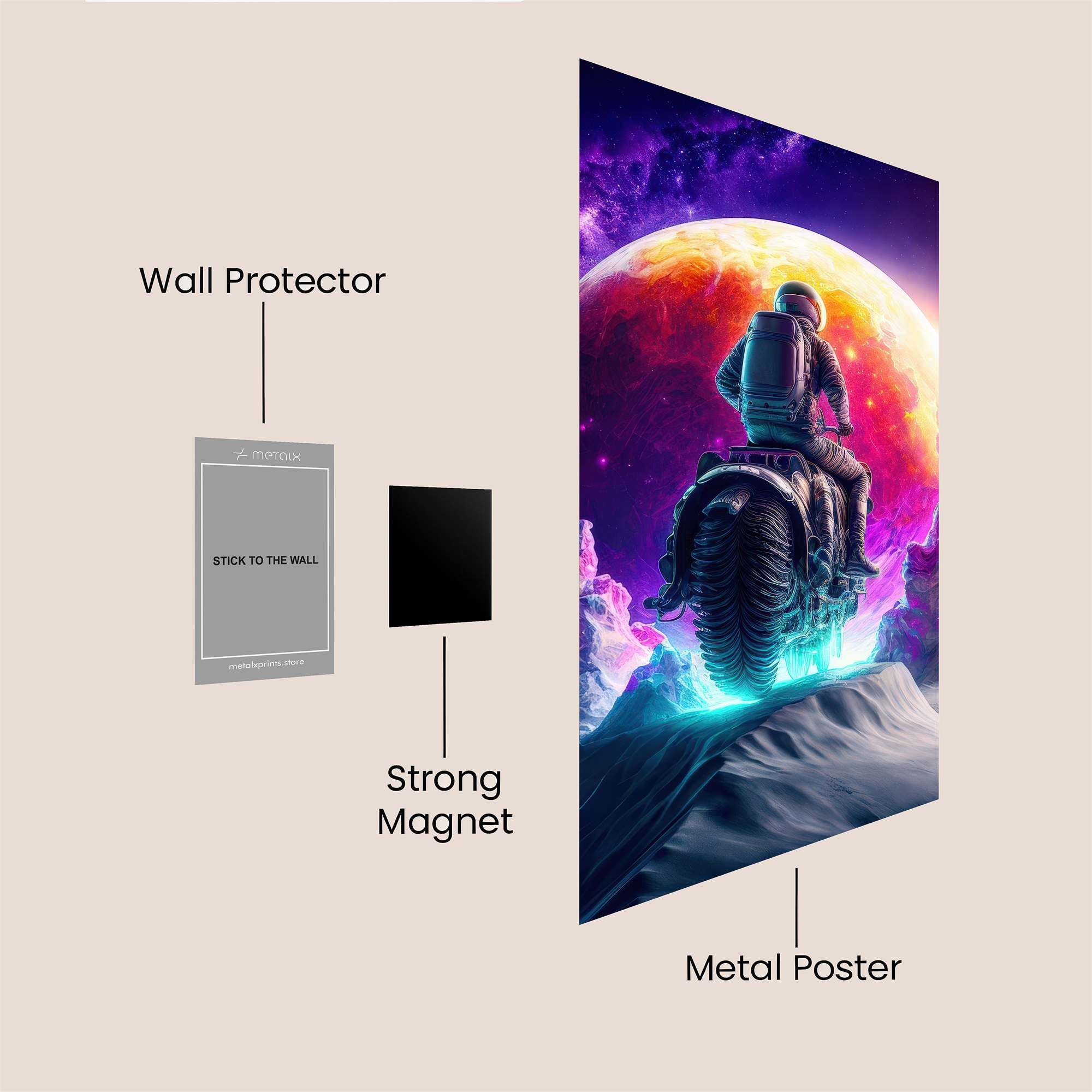 Astronaut Odyssey Safe Wall Magnetic / M