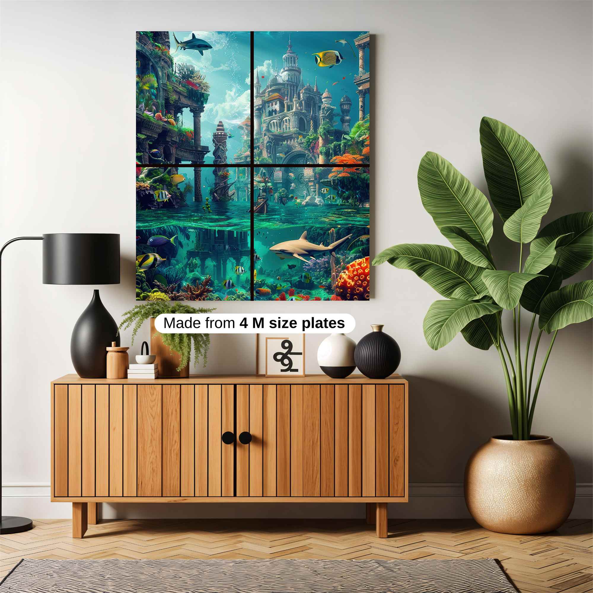 Atlantis Enchantment Safe Wall Magnetic / M