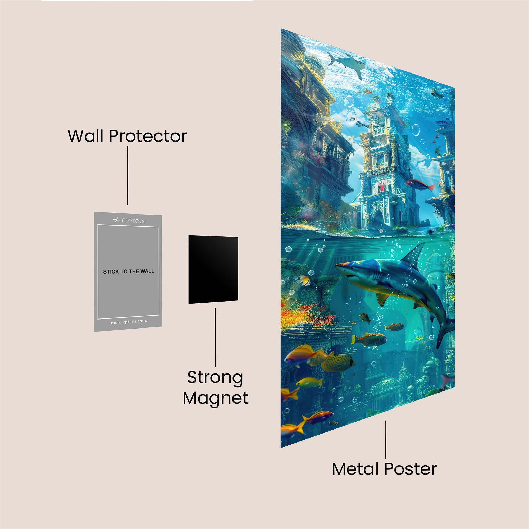 Atlantis Dream Safe Wall Magnetic / M