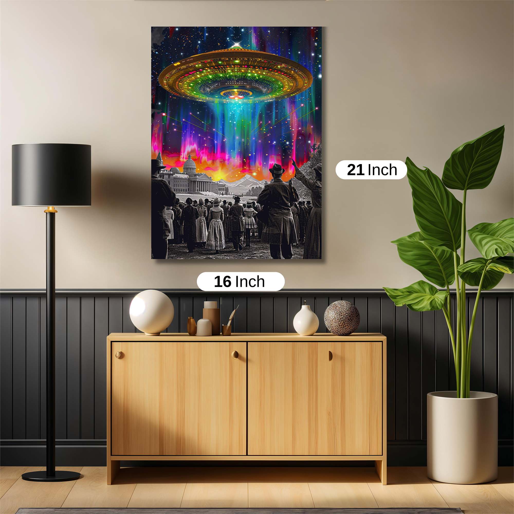 UFO Arrival Safe Wall Magnetic / M