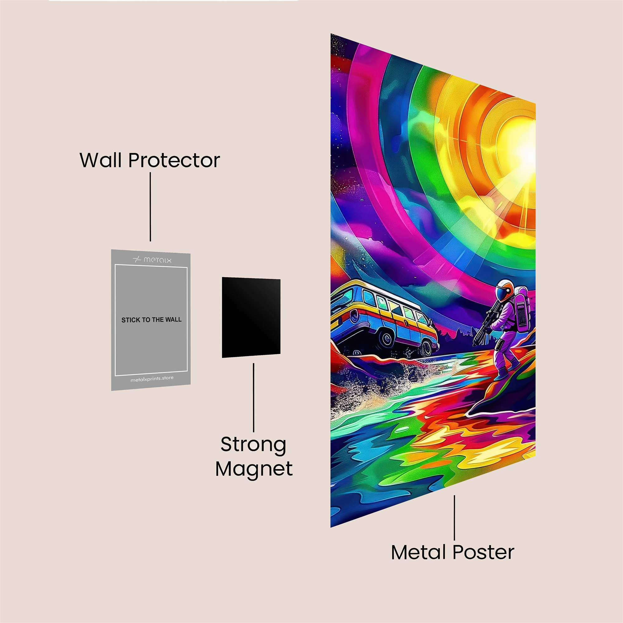Cosmic Adventure Safe Wall Magnetic / M