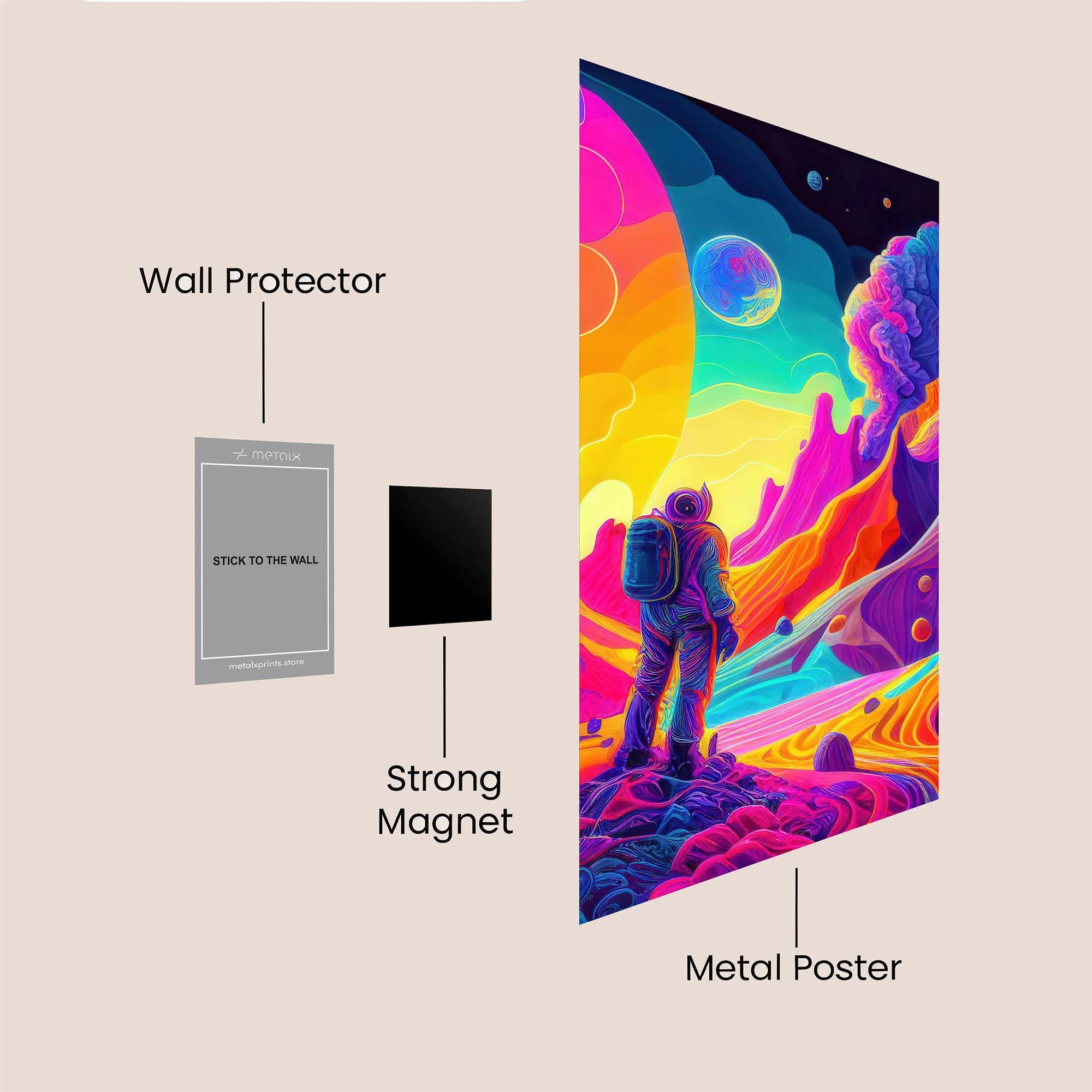 Cosmic Wonder Safe Wall Magnetic / M