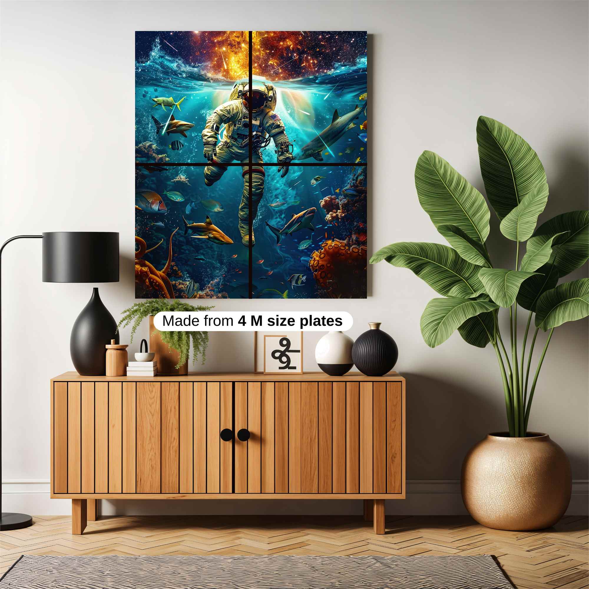 Astronaut Serene Safe Wall Magnetic / M