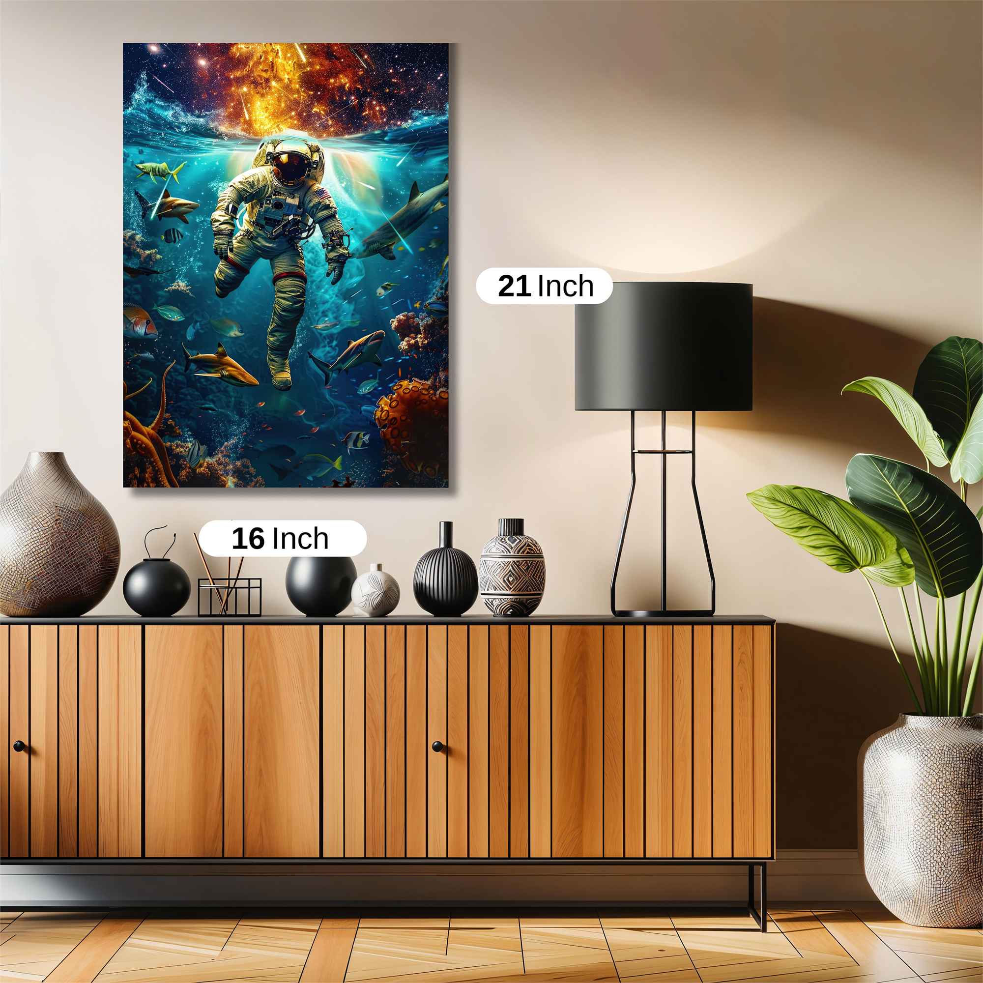 Astronaut Serene Safe Wall Magnetic / M