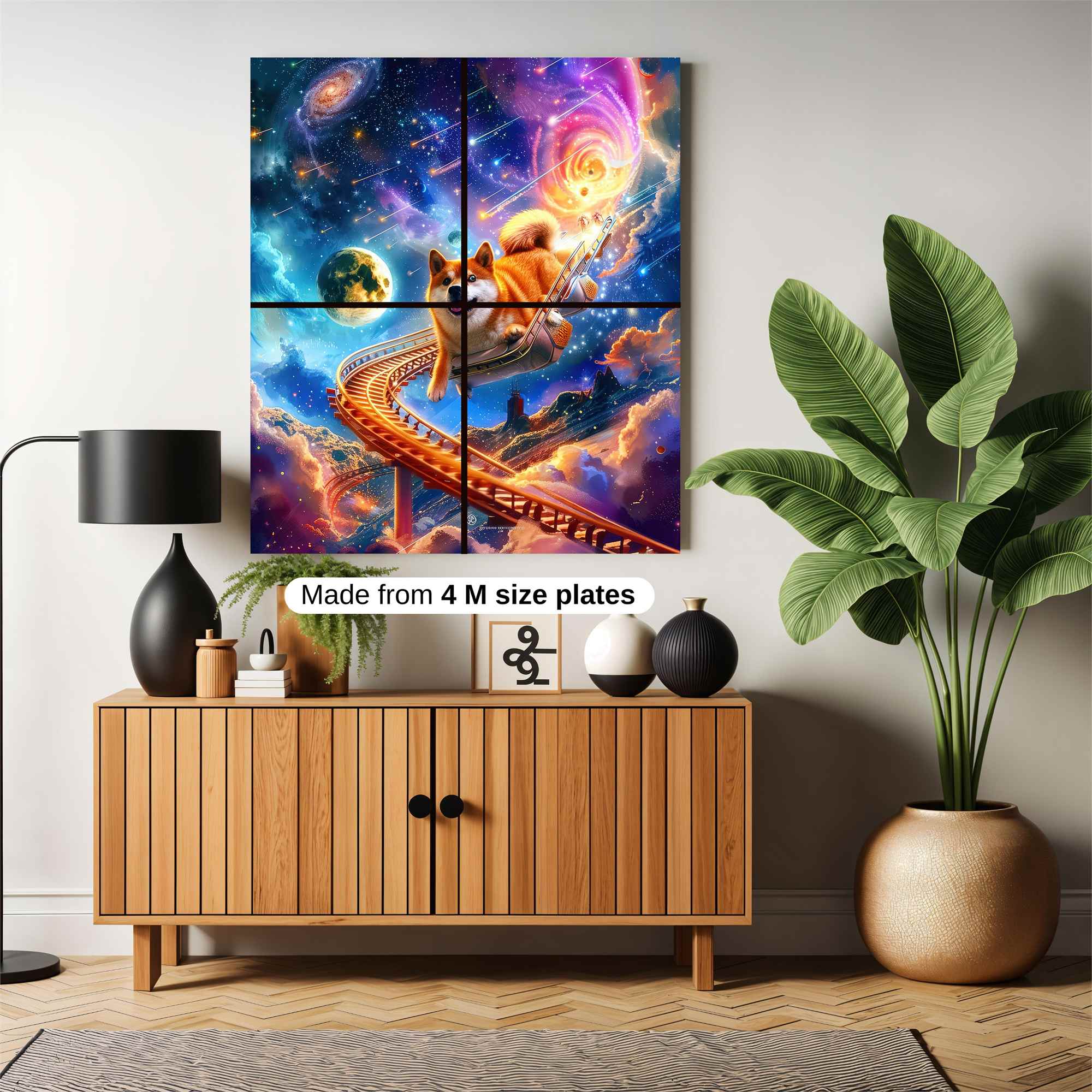 Shiba Adventure Safe Wall Magnetic / M