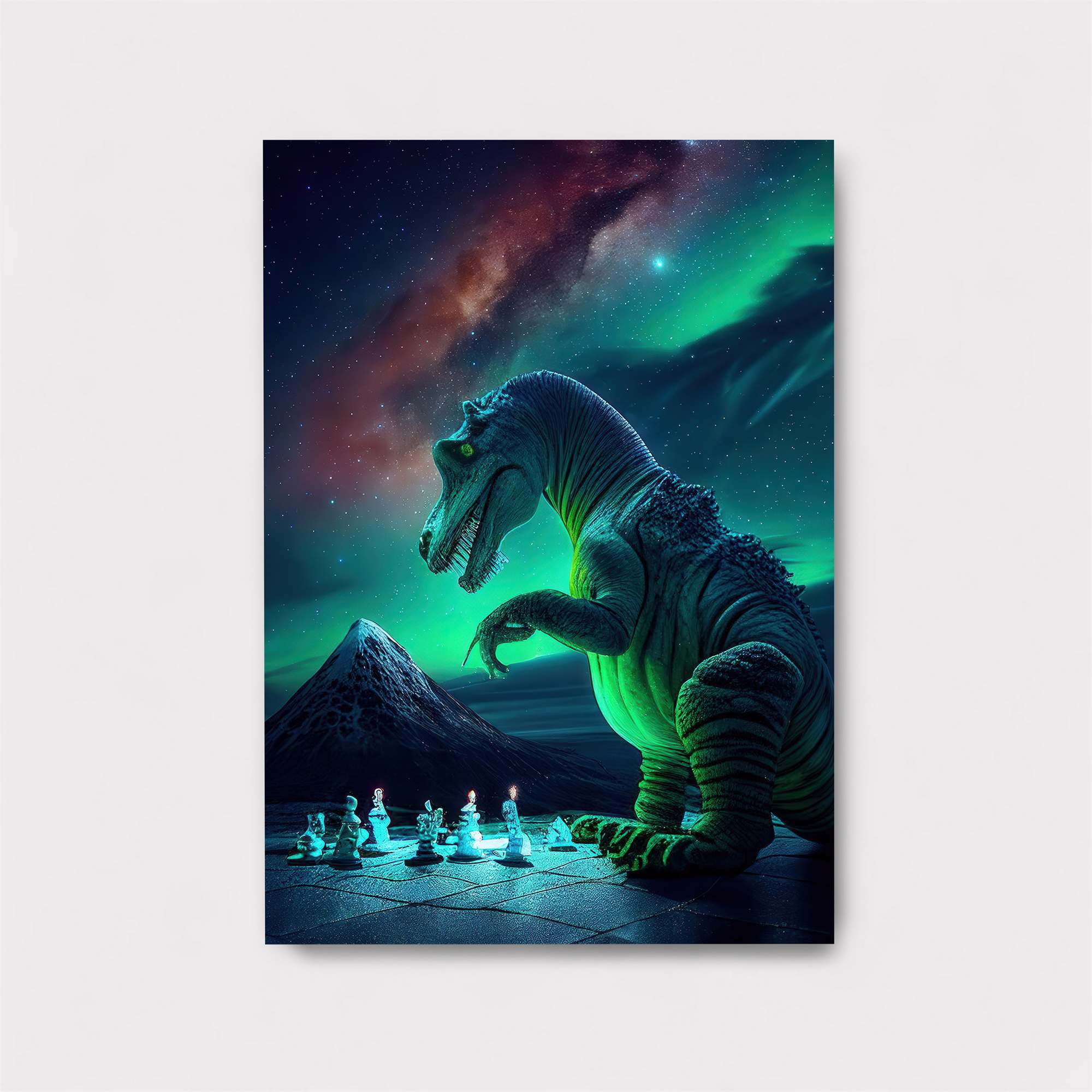 Dinosaur Contemplation Safe Wall Magnetic / M