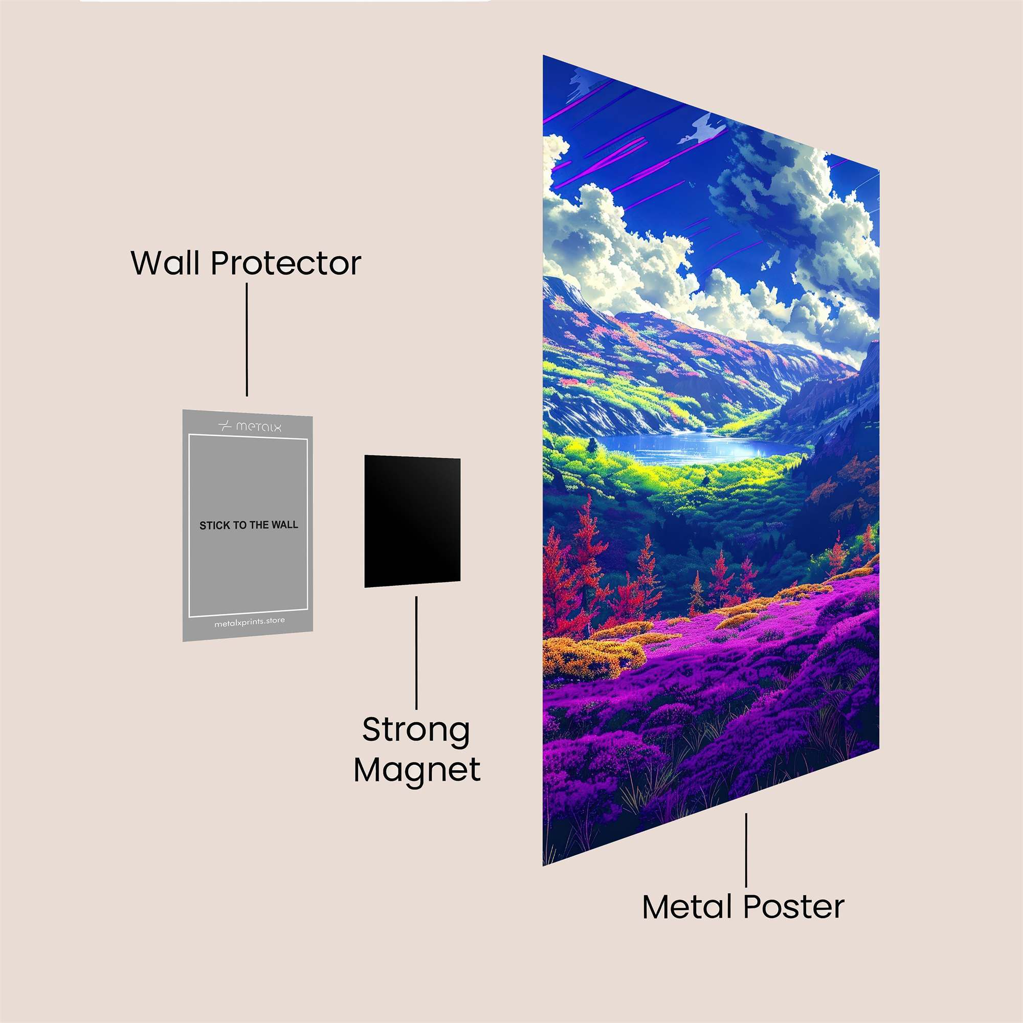 Valley Dreamscape Safe Wall Magnetic / M