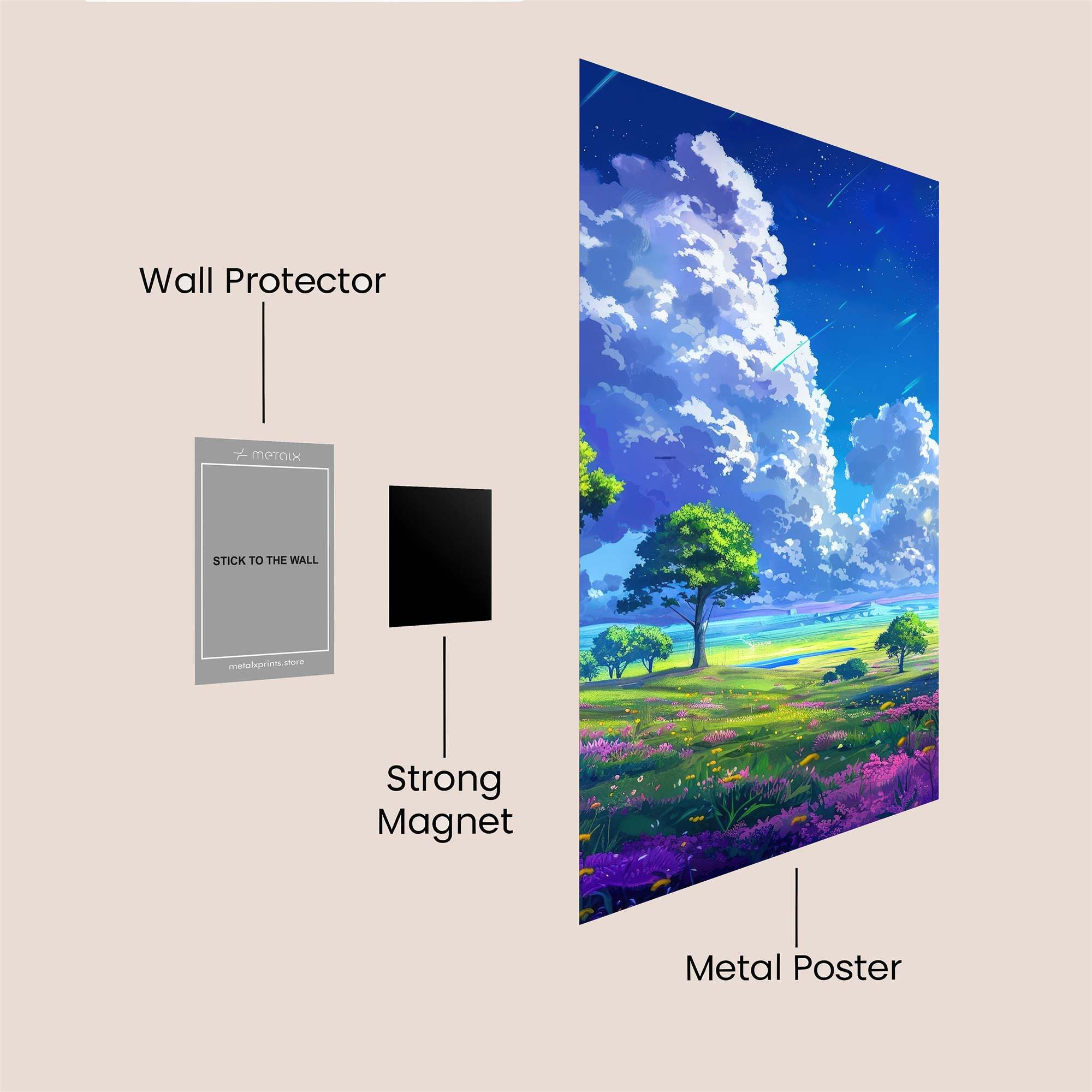 Celestial Serenity Safe Wall Magnetic / M