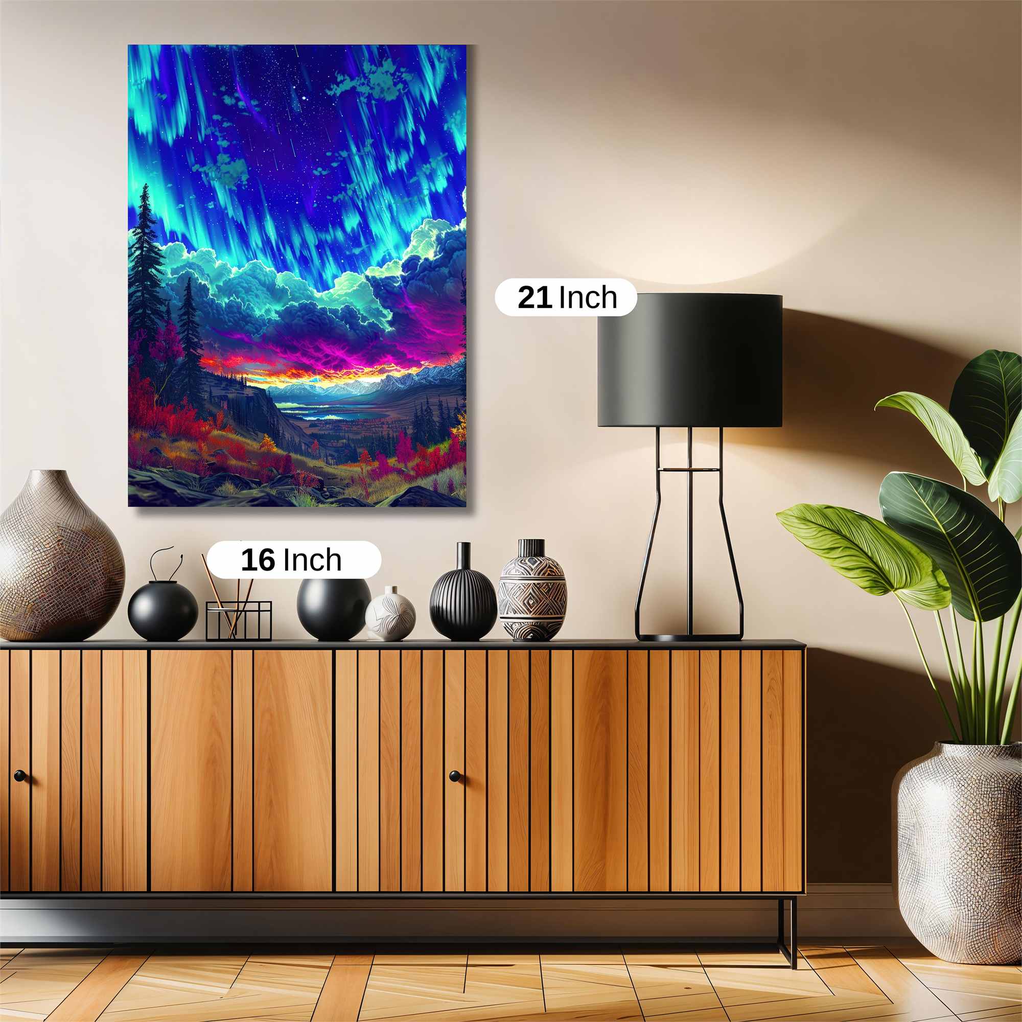 Aurora Dreamscape Safe Wall Magnetic / M