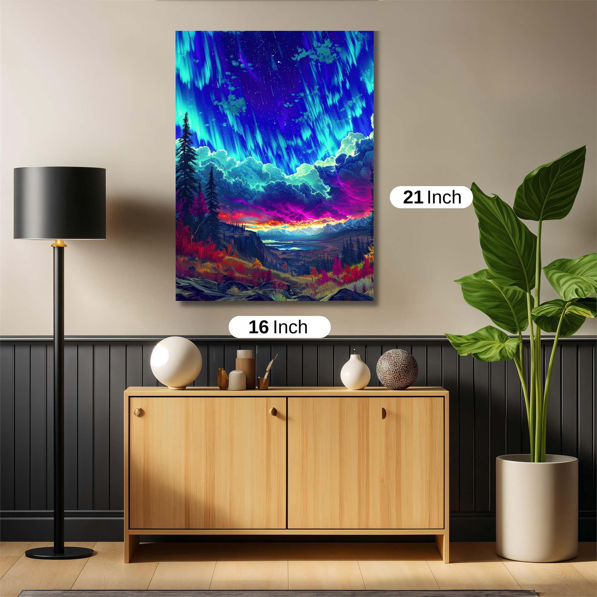 Aurora Dreamscape Safe Wall Magnetic / M