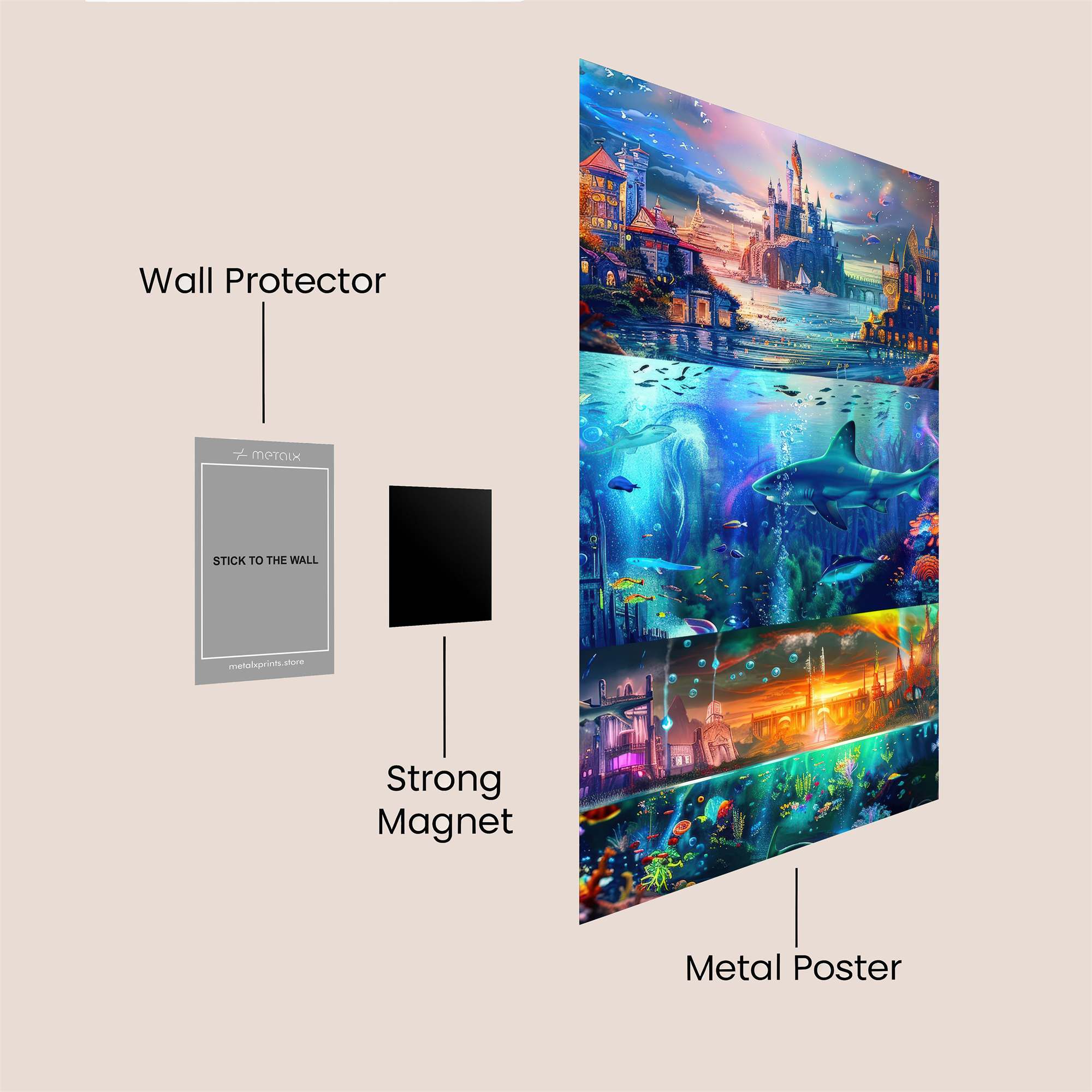 Castle Enchantment Safe Wall Magnetic / M
