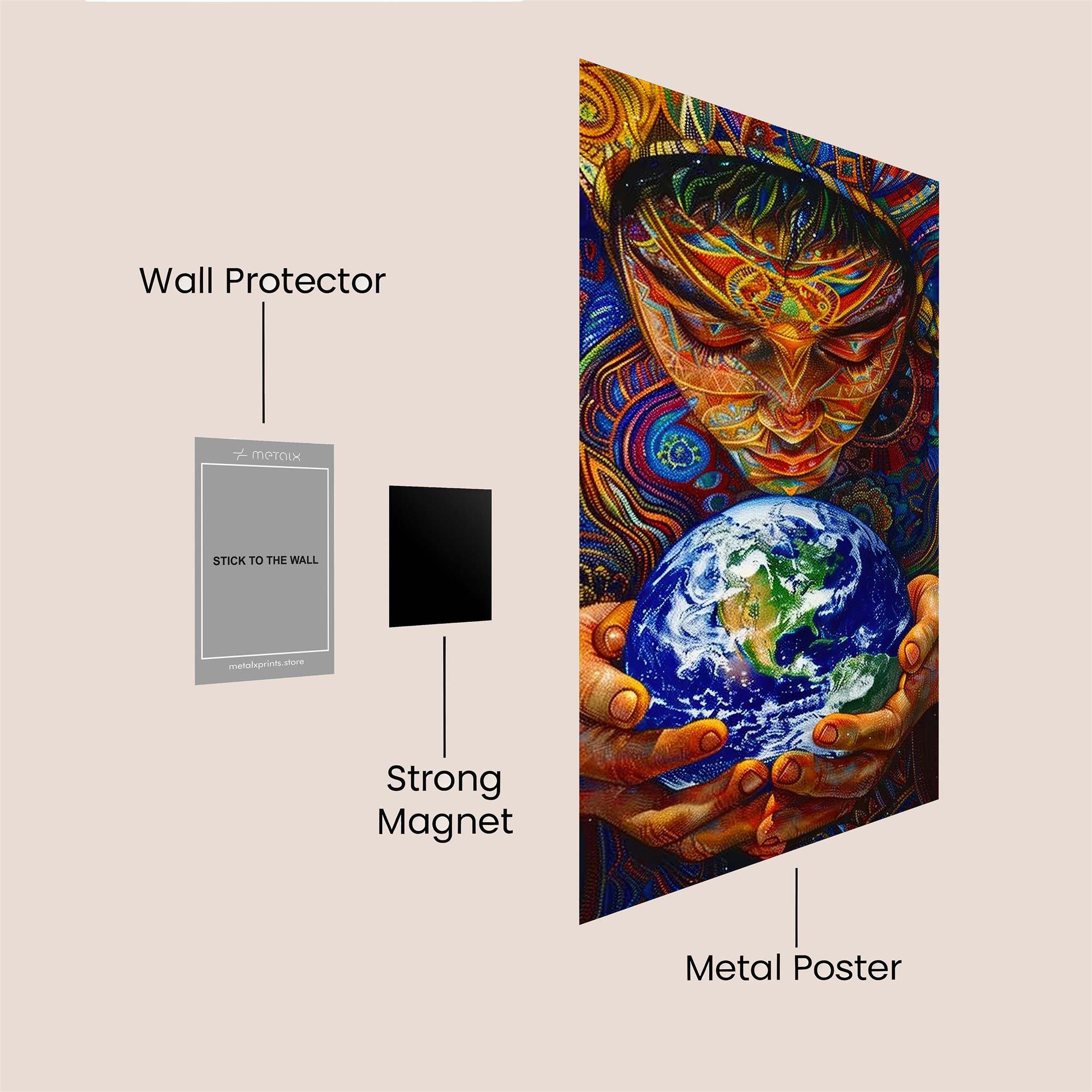 Gaia's Embrace Safe Wall Magnetic / M