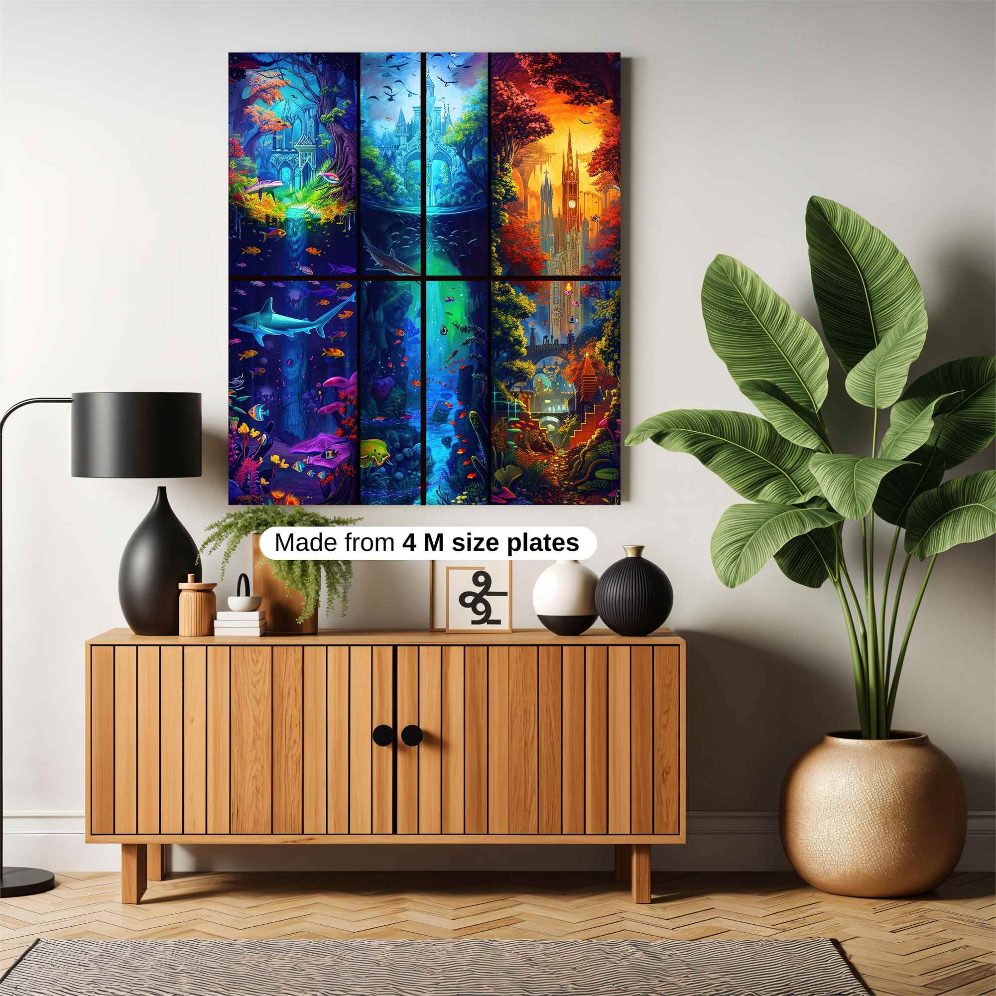 Castle Dreamscape Safe Wall Magnetic / M