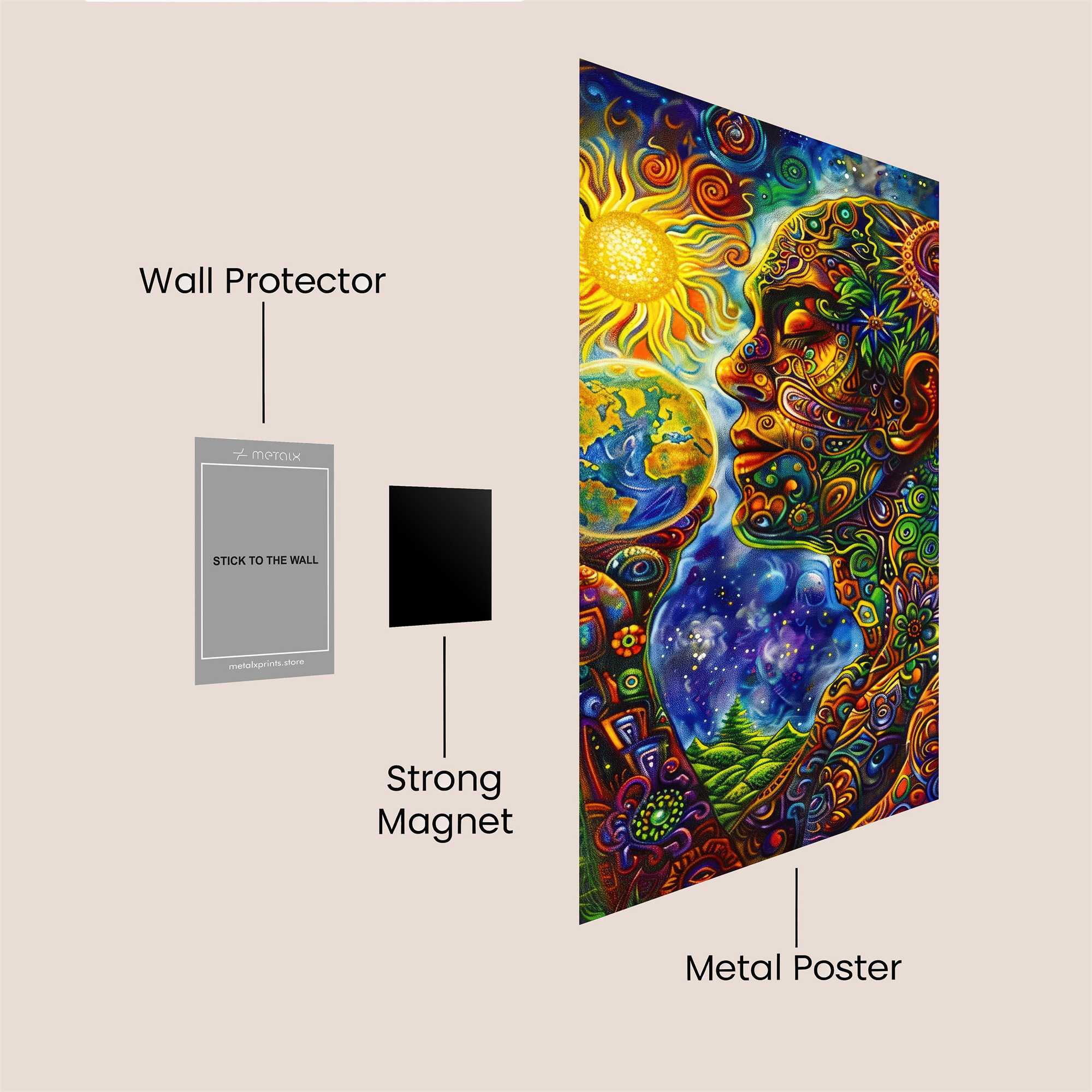 Cosmic Serenity Safe Wall Magnetic / M