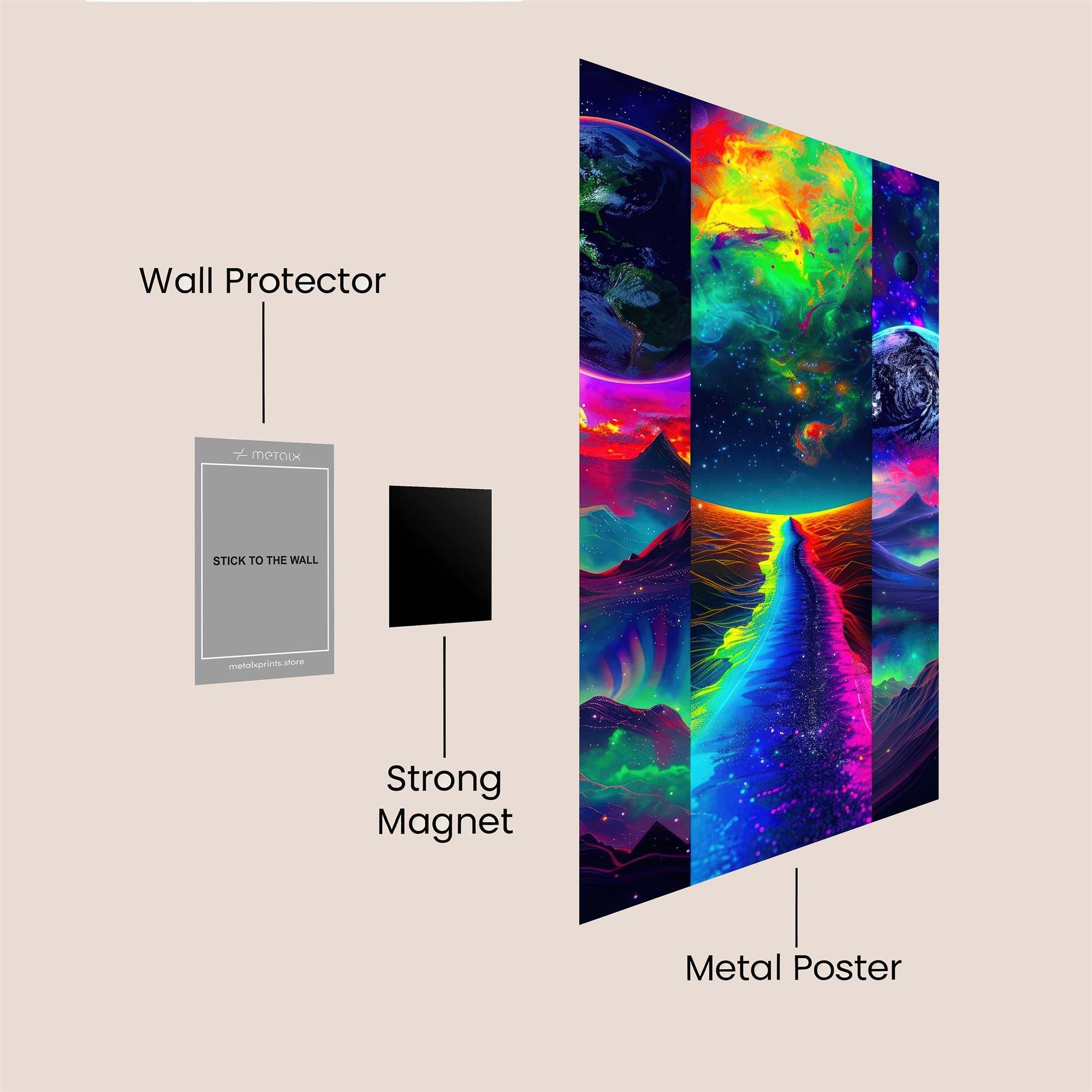 Cosmic Euphoria Safe Wall Magnetic / M