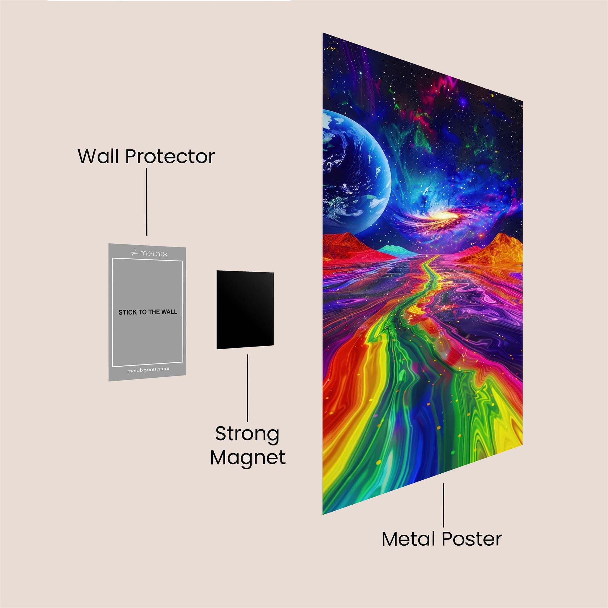 Cosmic Euphoria Safe Wall Magnetic / M